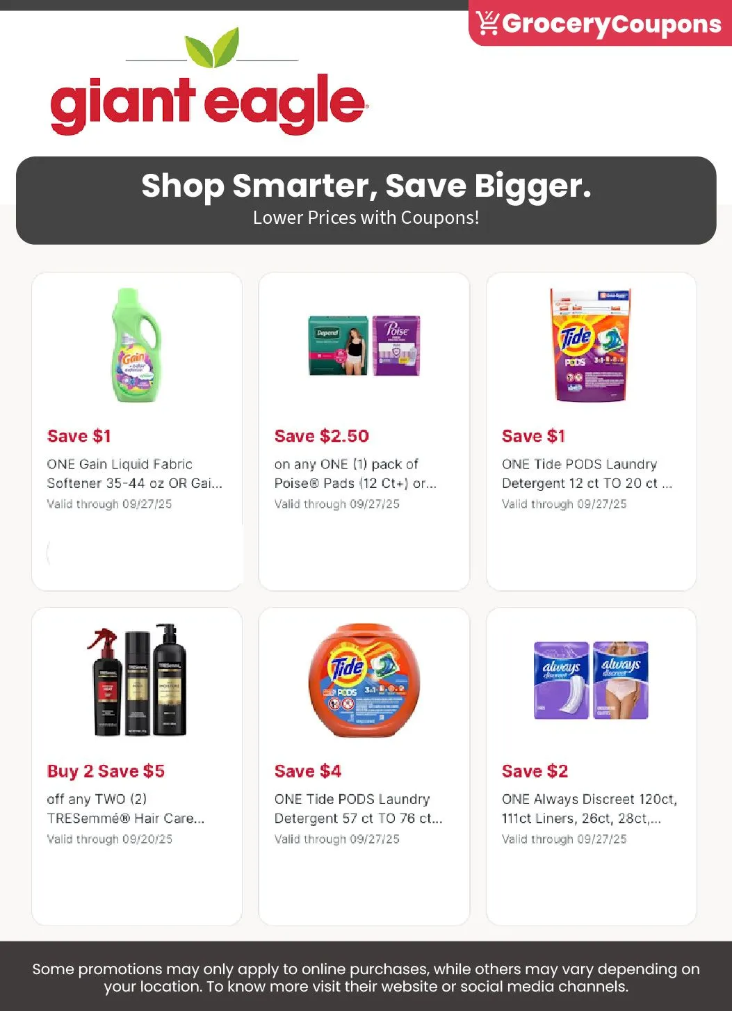 Weekly ad Giant Eagle coupons from September 1 to September 30 2025 - Page 8