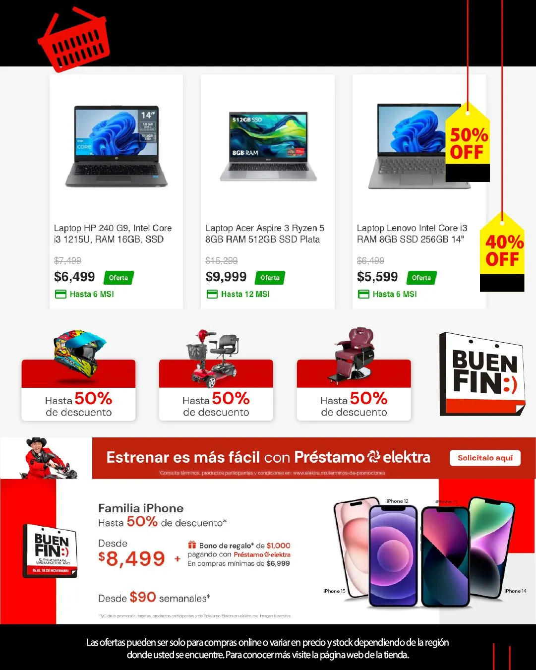 Catálogo de Elektra Descuentos de Buen fin! 15 de noviembre al 19 de noviembre 2024 - Pagina 10
