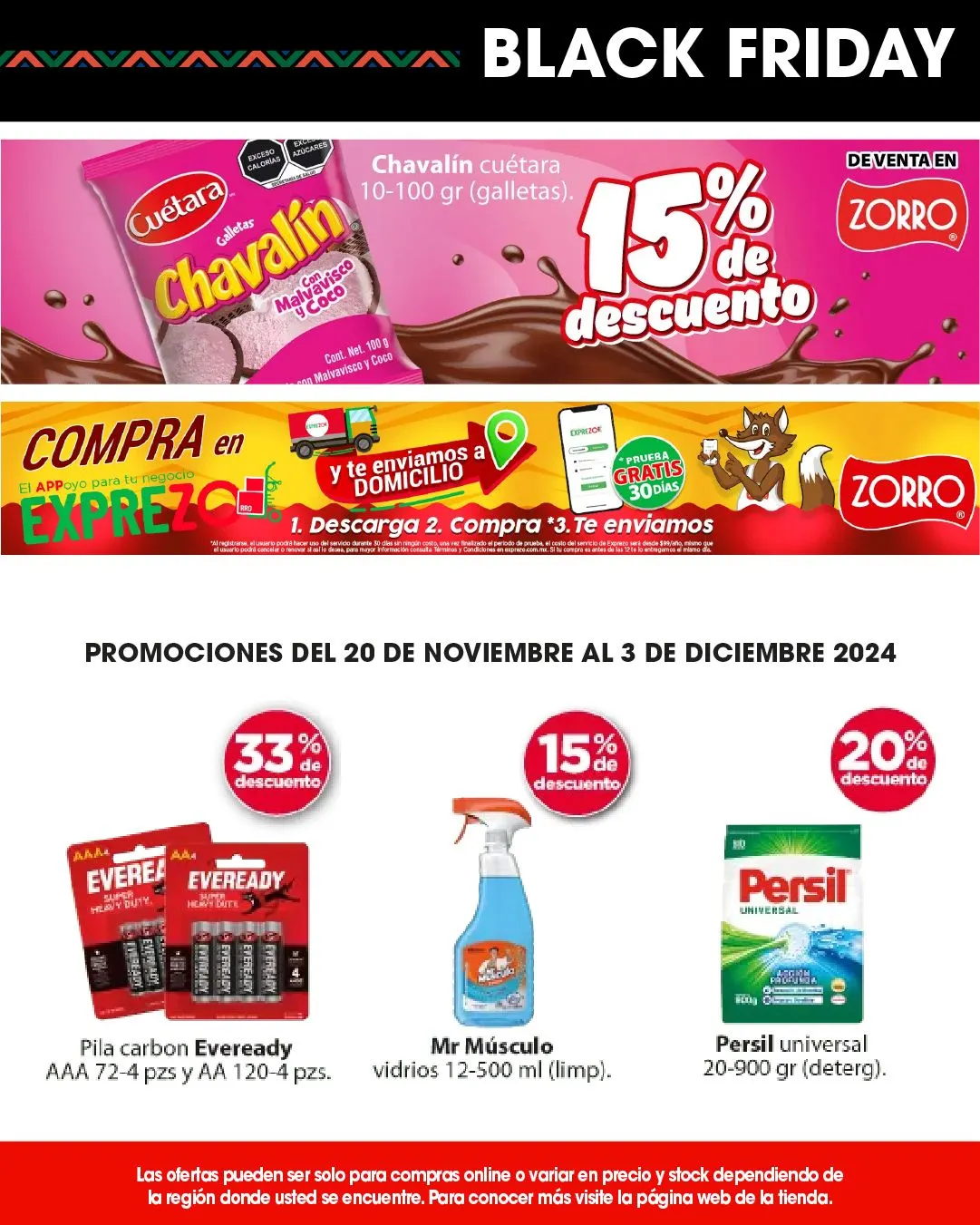 Catálogo de Zorro Descuentos de Black 28 de noviembre al 4 de diciembre 2024 - Pagina 3