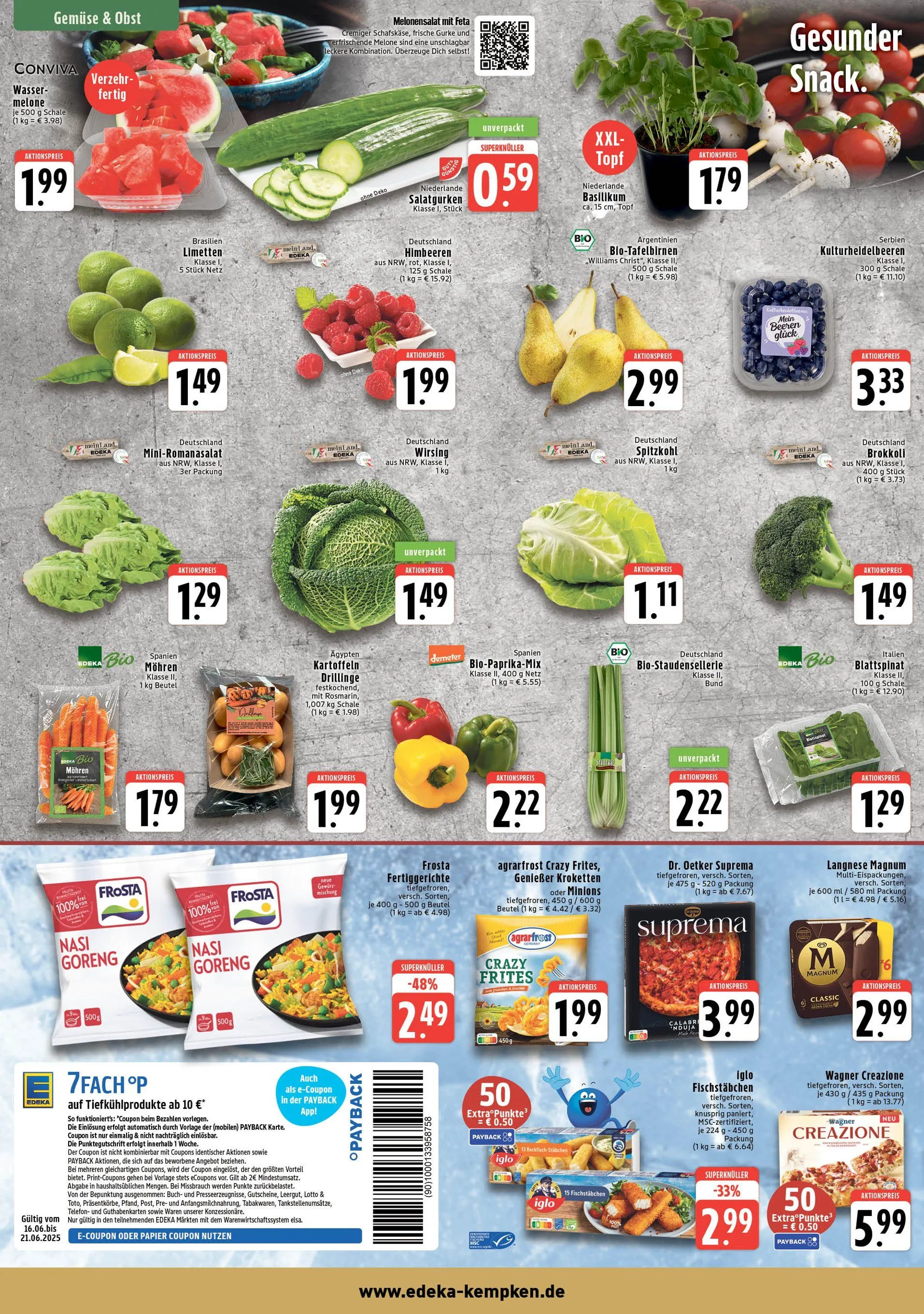 Edeka Prospekt von 17. Juni bis 23. Juni 2025 - Prospekt seite 4