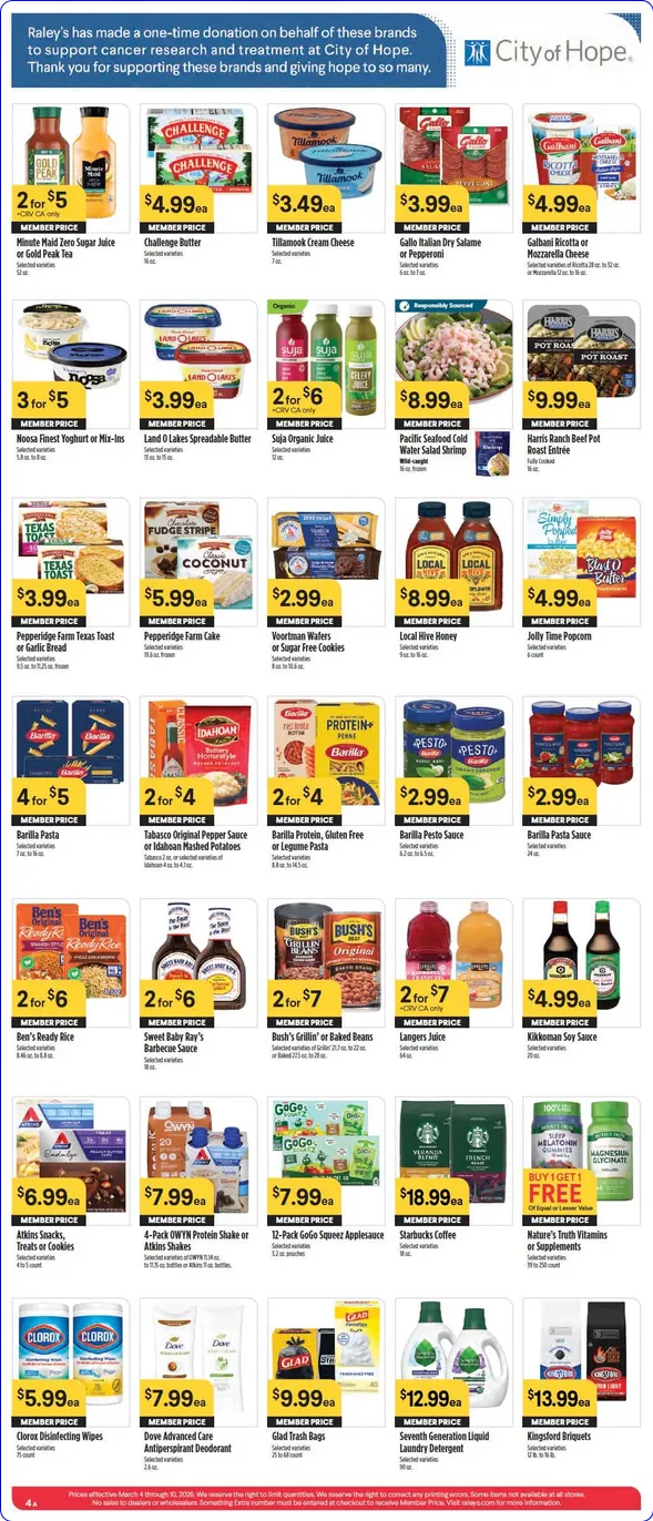 Weekly ad Raley's Sales from March 4 to March 10 2026 - Page 4