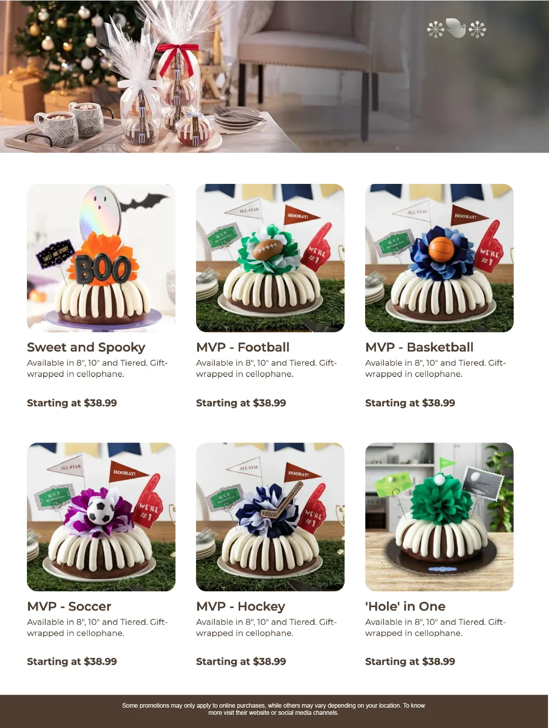 Weekly ad Nothing Bundt Cakes Sales from December 1 to December 13 2025 - Page 3