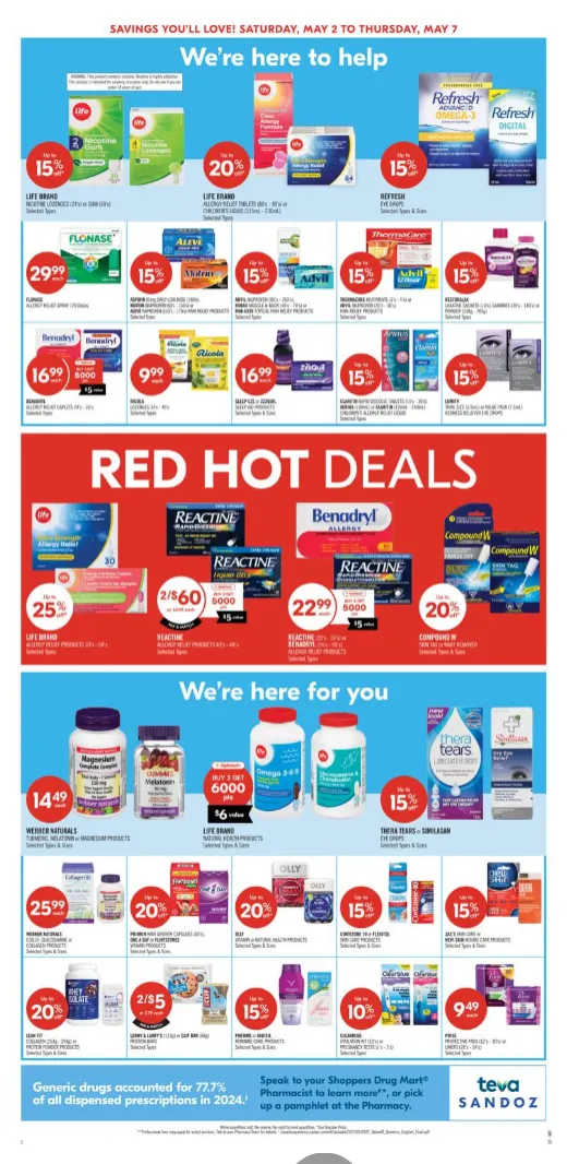 Shoppers Drug Mart Sales from May 2 to May 7 2026 - flyer page 4