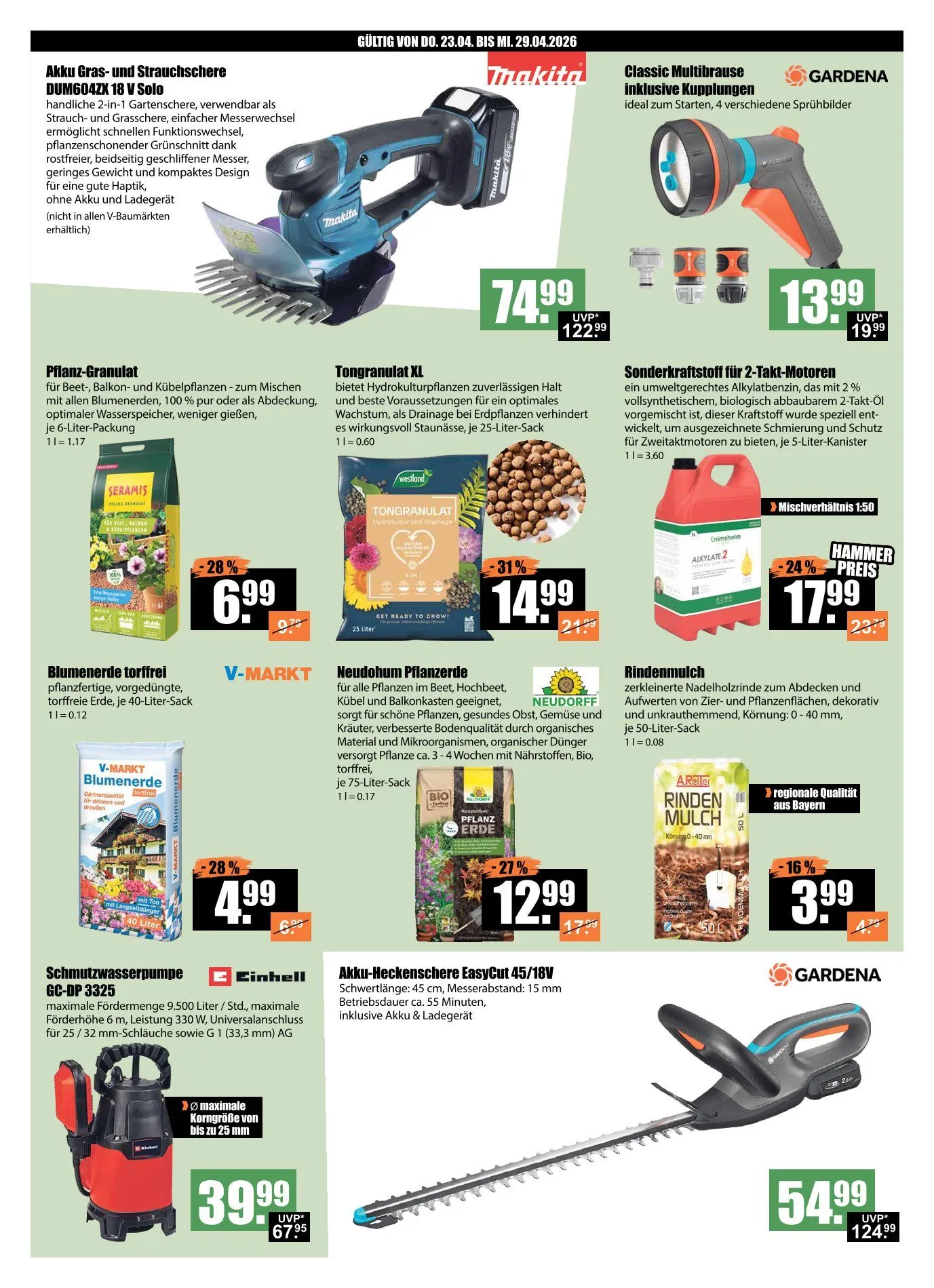  V-Baumarkt Prospekte von 23. April bis 29. April 2026 - Prospekt seite 4