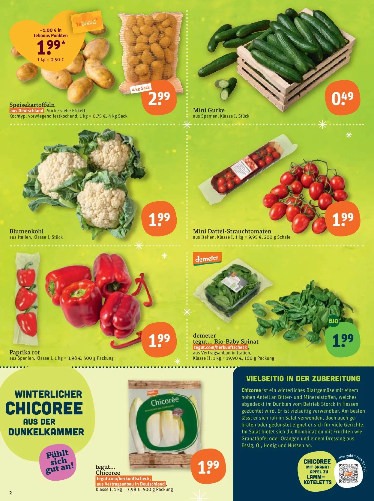 tegut... Sales von 15. Dezember bis 20. Dezember 2025 - Prospekt seite 4