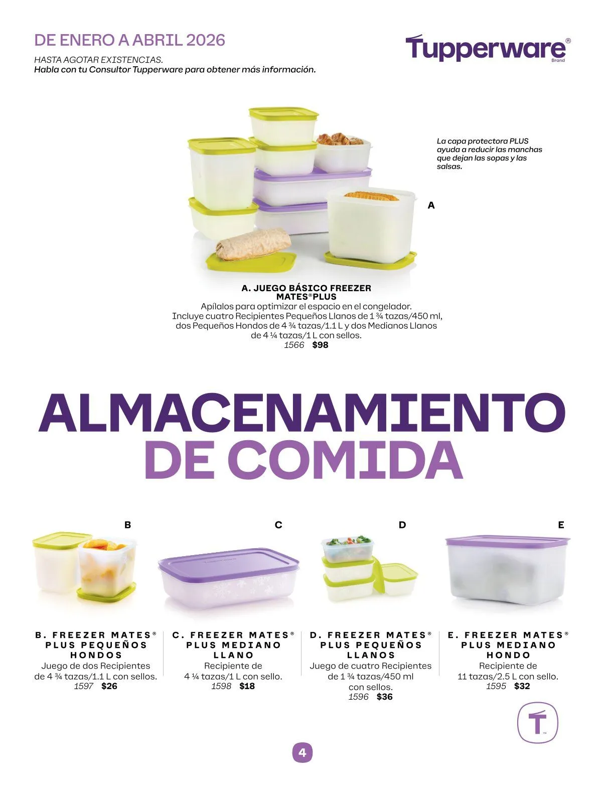 Tupperware Catalogue du 1 avril au 30 avril 2026 - Catalogue page 4