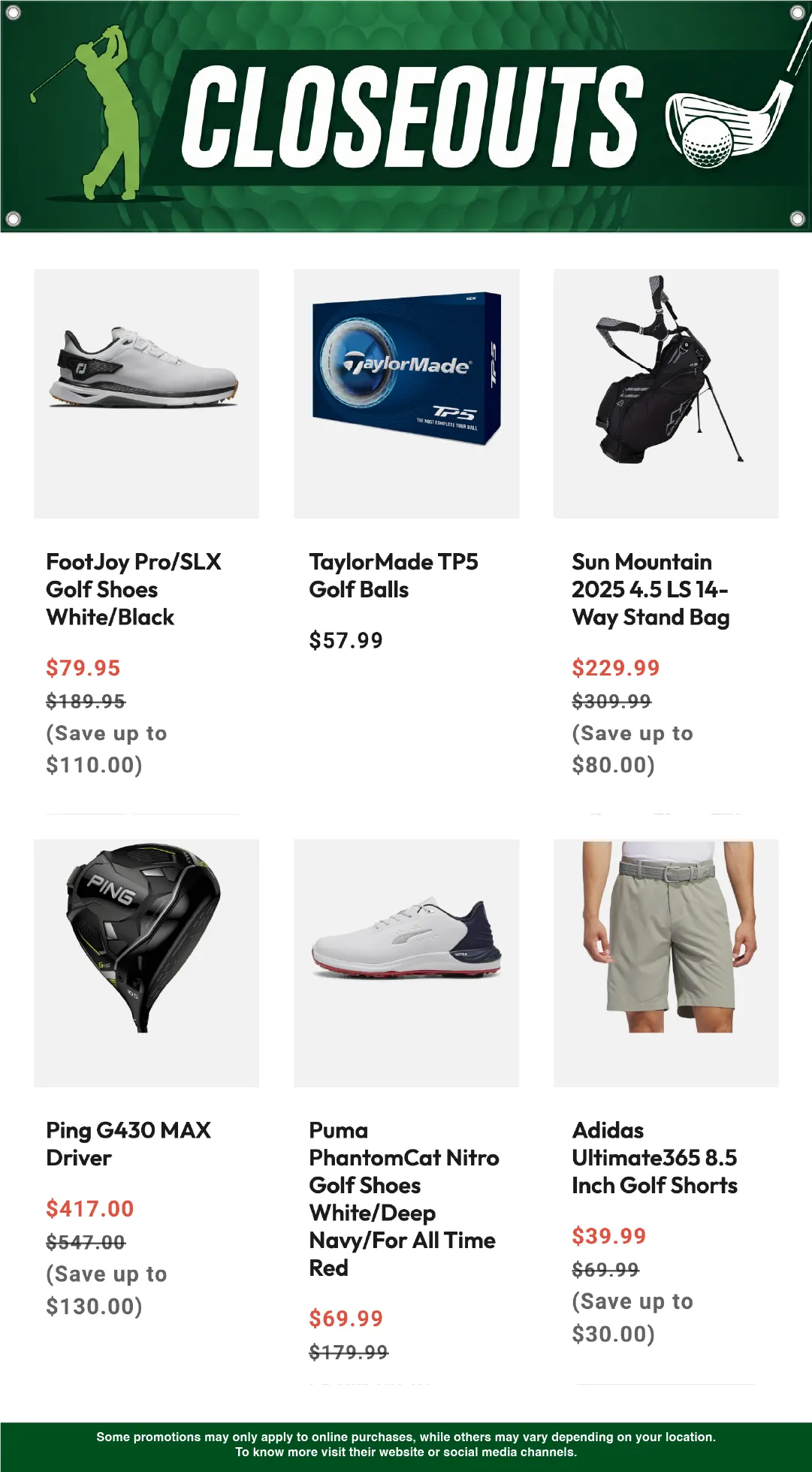 Weekly ad Golf Discount  Sales from March 5 to March 25 2026 - Page 3