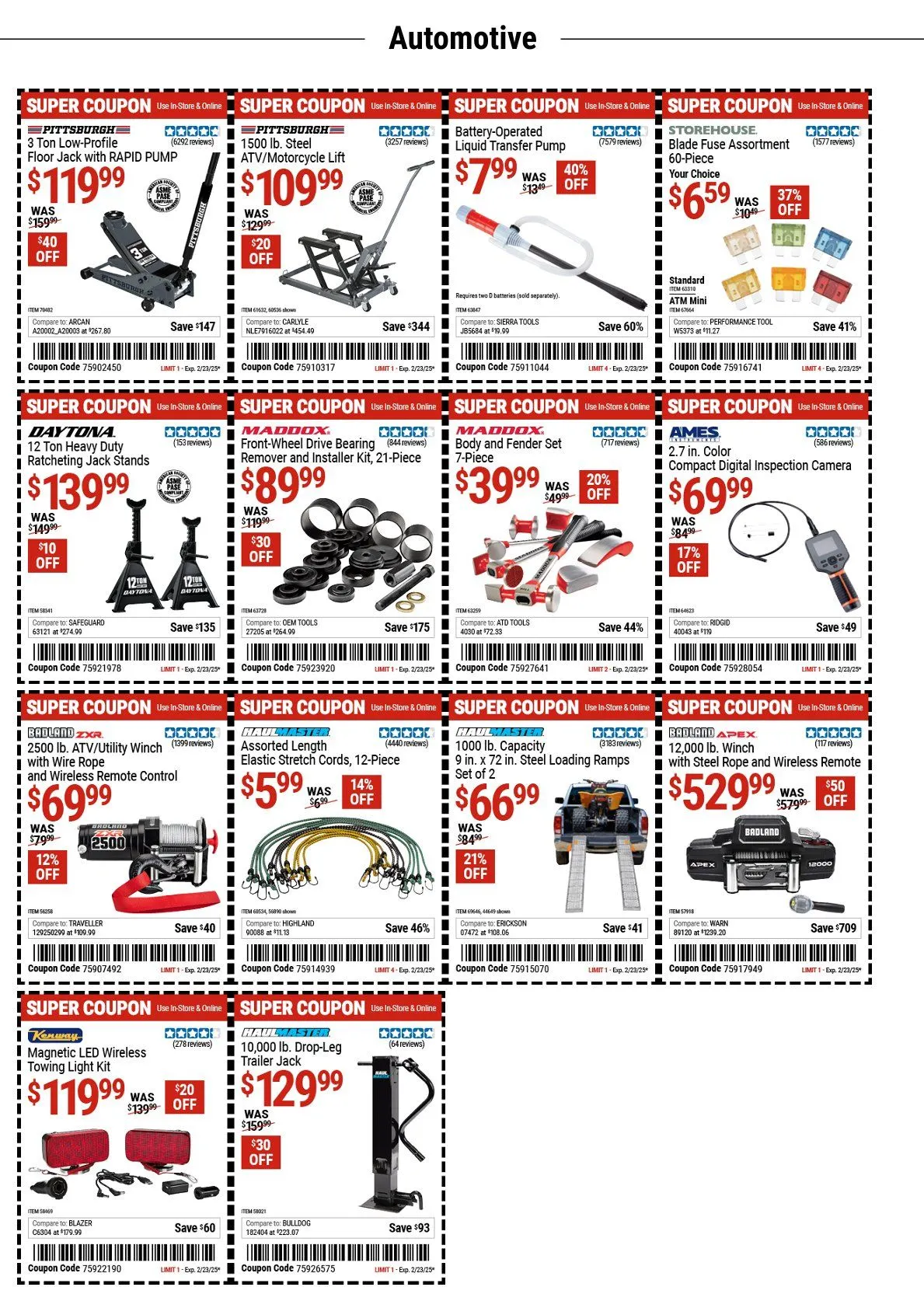 Weekly ad Harbor Freight weekly ads from February 14 to February 26 2025 - Page 4
