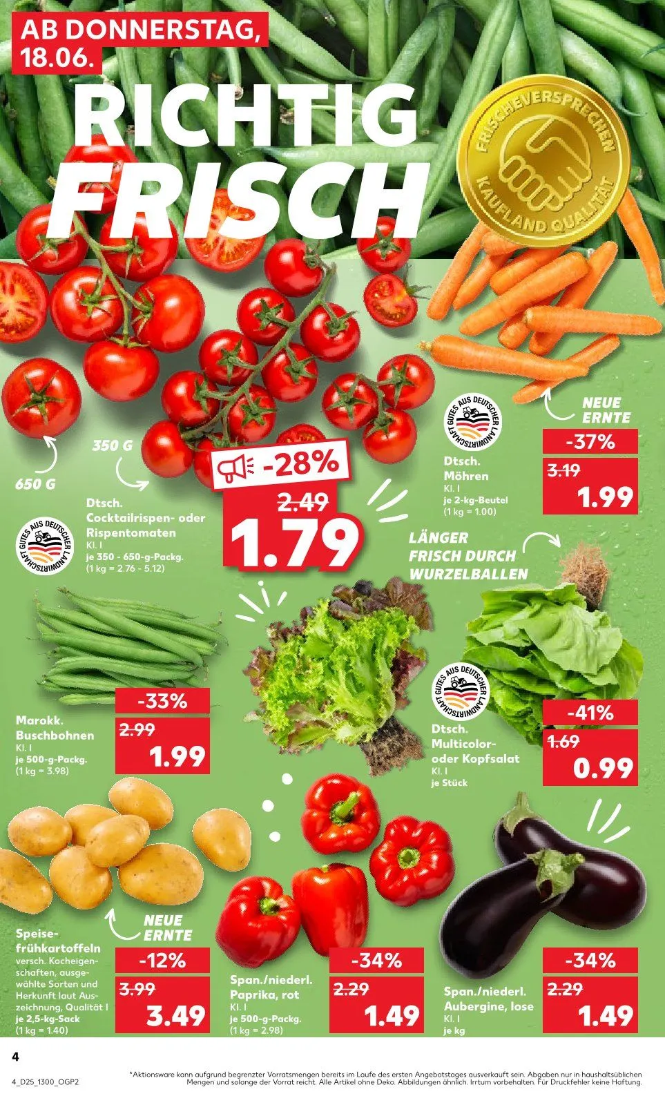 Kaufland Prospekte  von 18. Juni bis 24. Juni 2026 - Prospekt seite 4