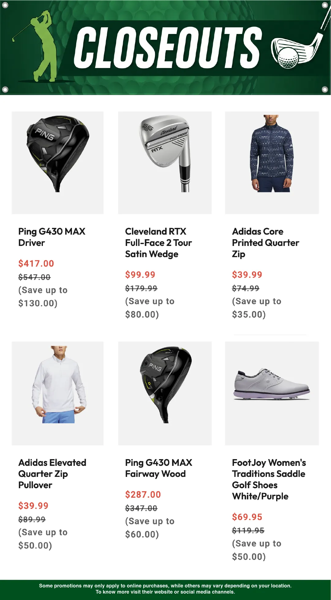 Weekly ad Golf Discount Sales from November 25 to December 6 2025 - Page 3