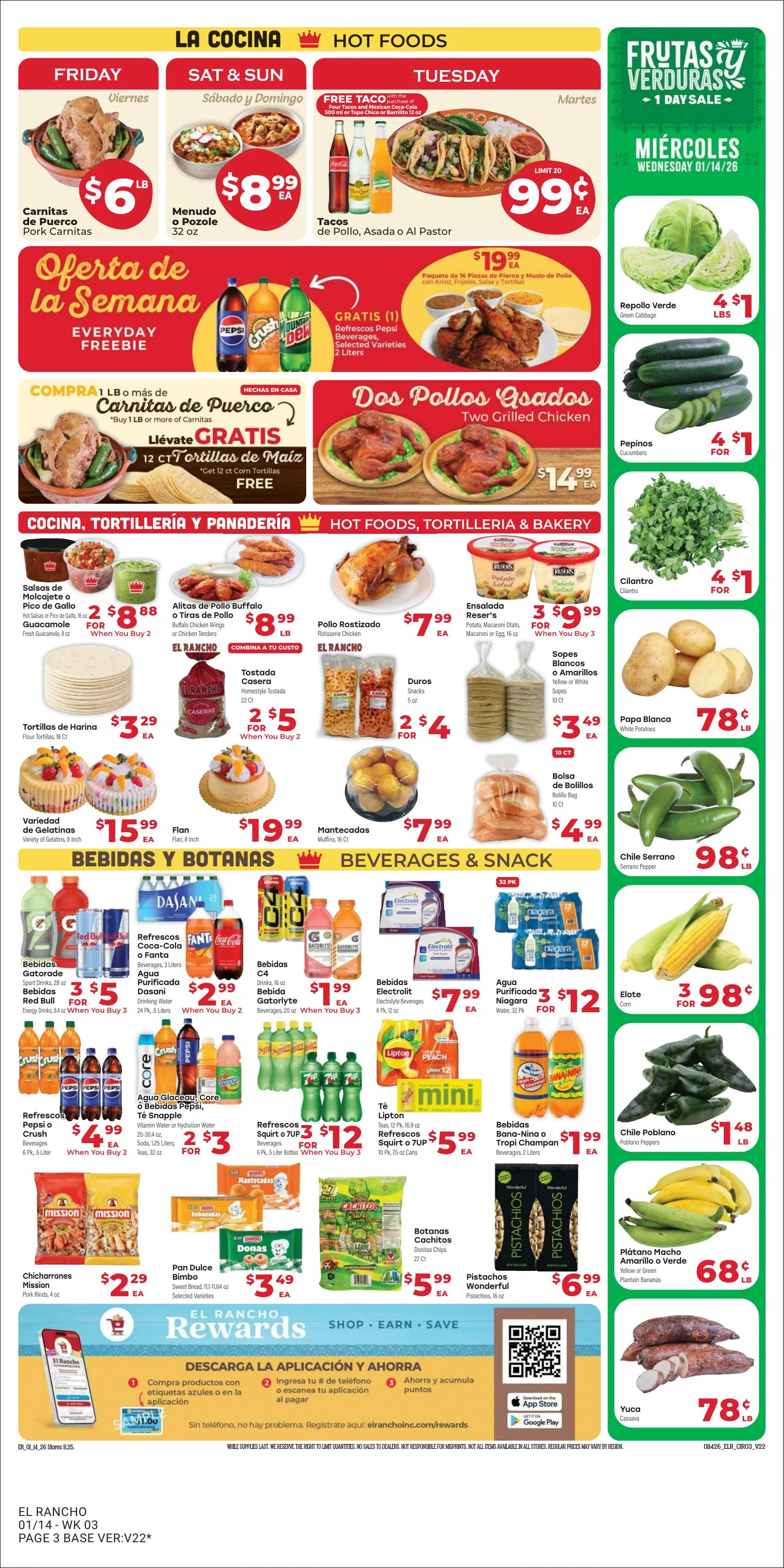 Weekly ad El Rancho Sales from January 14 to January 20 2026 - Page 3
