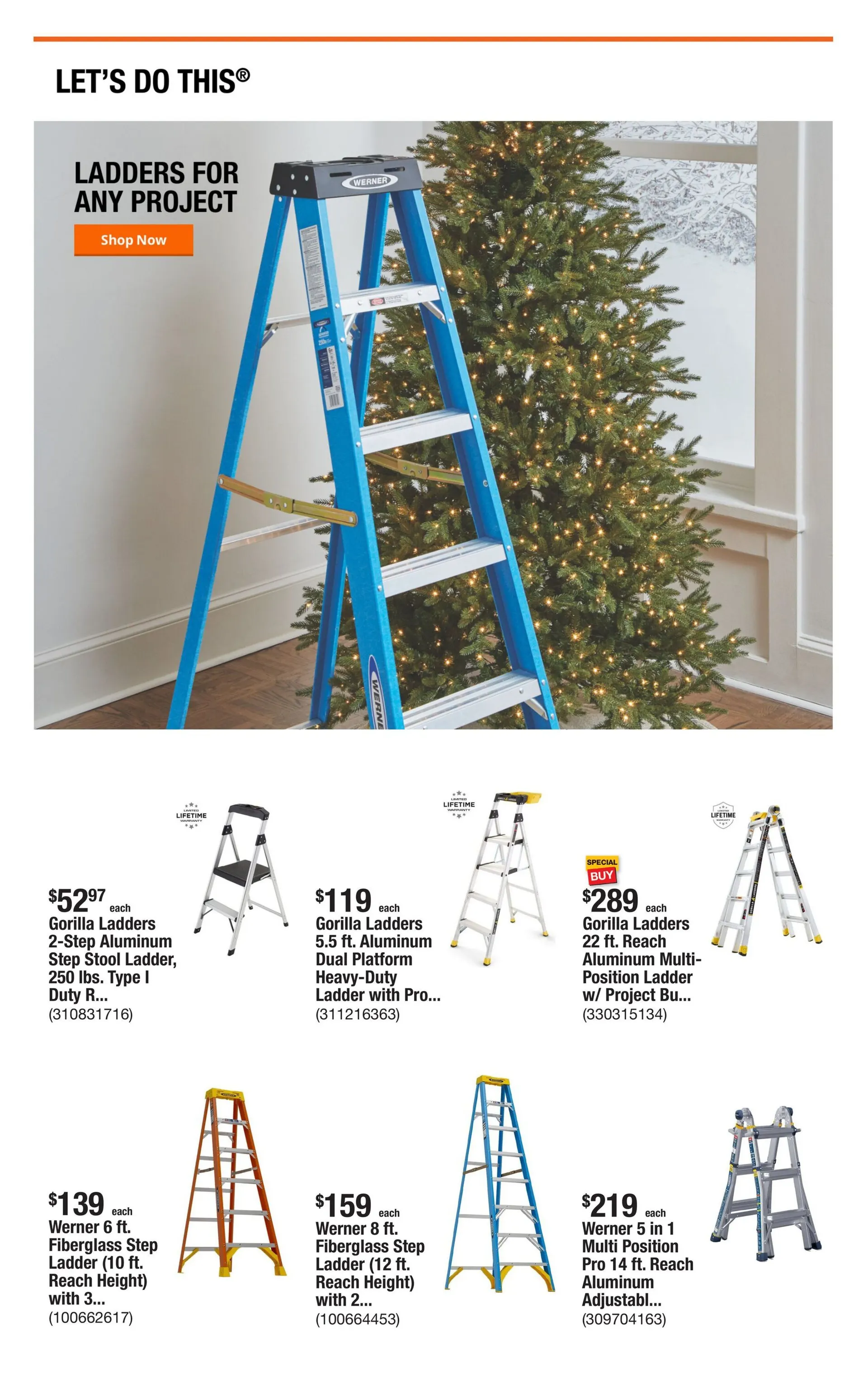 Weekly promotion The Home Depot Sales spanning from December 12 to December 18 2025 - Page 4 for Catalogue 365