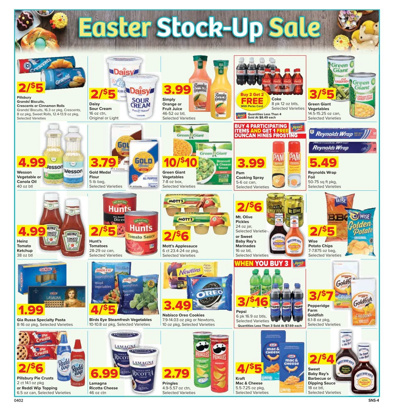 Weekly promotion Shop'n Save Sales spanning from April 2 to April 8 2026 - Page 4 for Catalogue 365