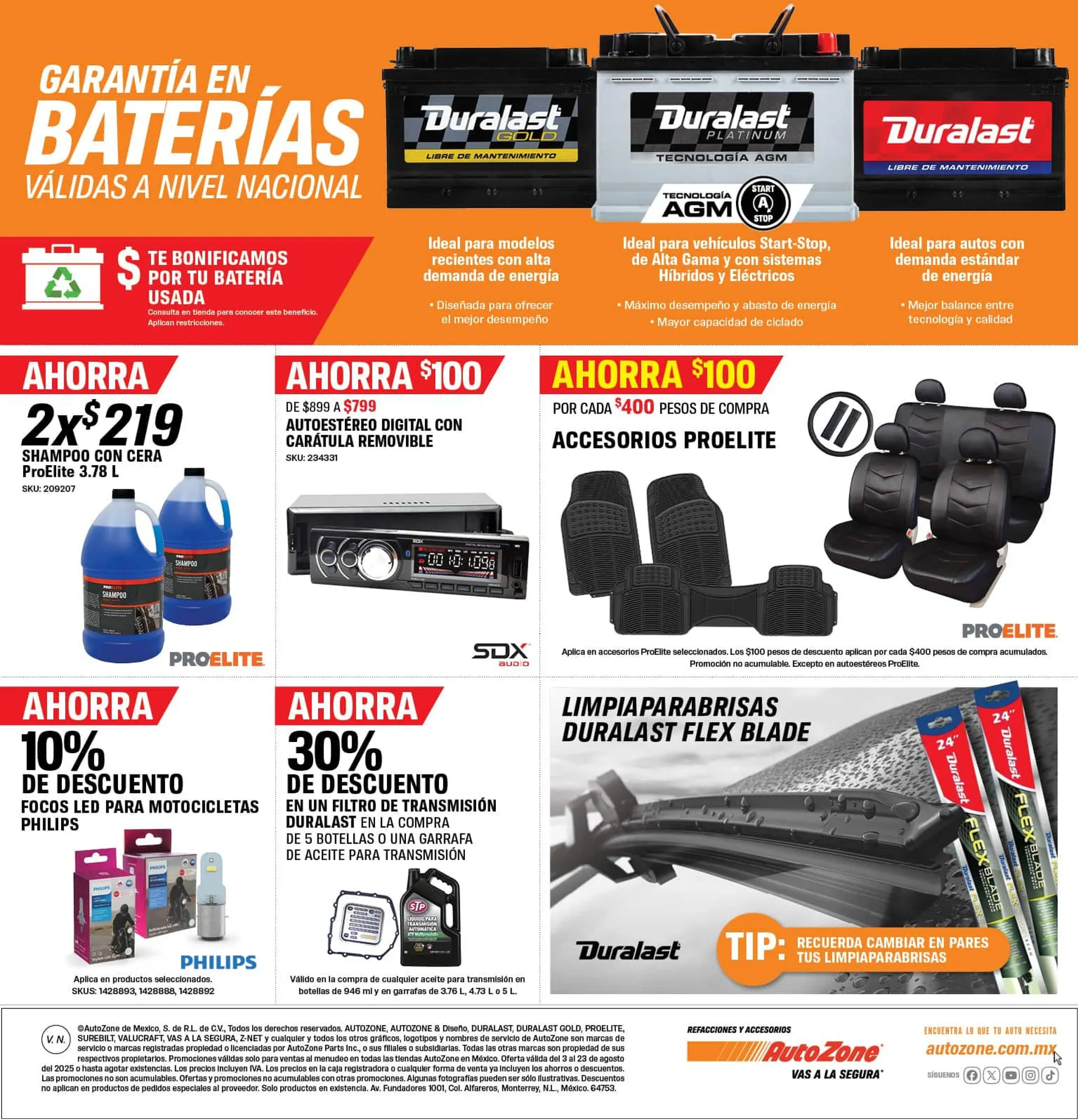 Catálogo de  AutoZone Ofertas  4 de agosto al 9 de agosto 2025 - Pagina 4