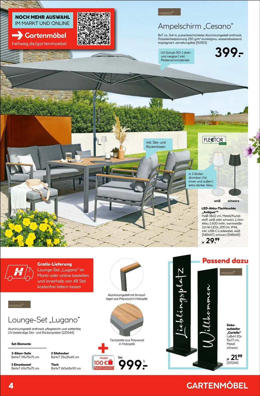 Hellweg Prospekt von 31. März bis 10. April 2025 - Prospekt seite 4