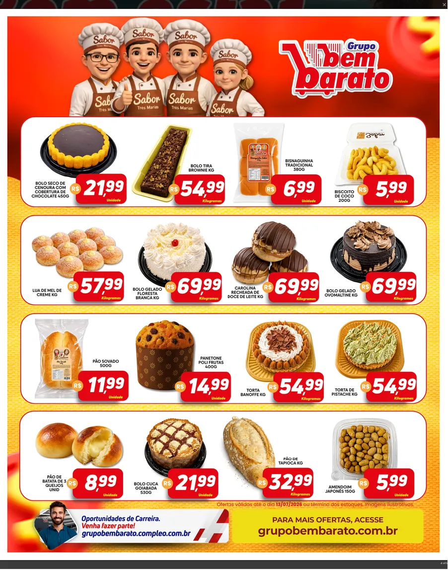 Encarte de Folhetos Bem Barato 7 de julho até 13 de julho 2026 - Pagina 4