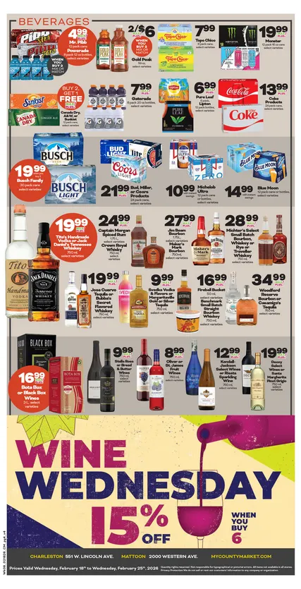 Weekly ad County Market Sales from February 18 to February 25 2026 - Page 4