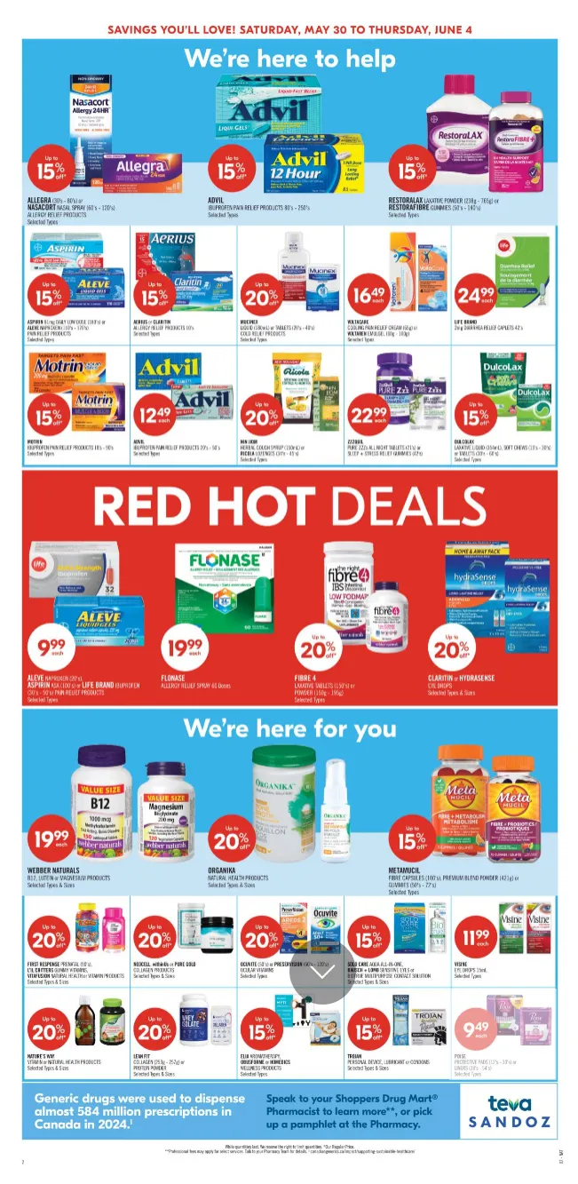 Shoppers Drug Mart Sales from May 30 to June 4 2026 - flyer page 4