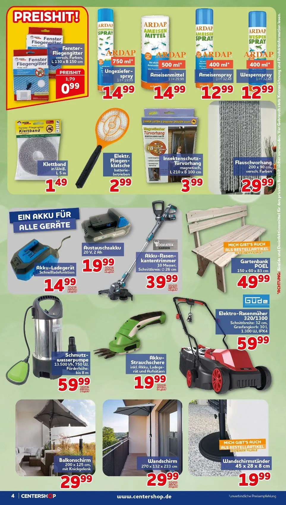 CENTERSHOP Angebote von 18. Mai bis 23. Mai 2026 - Prospekt seite 4