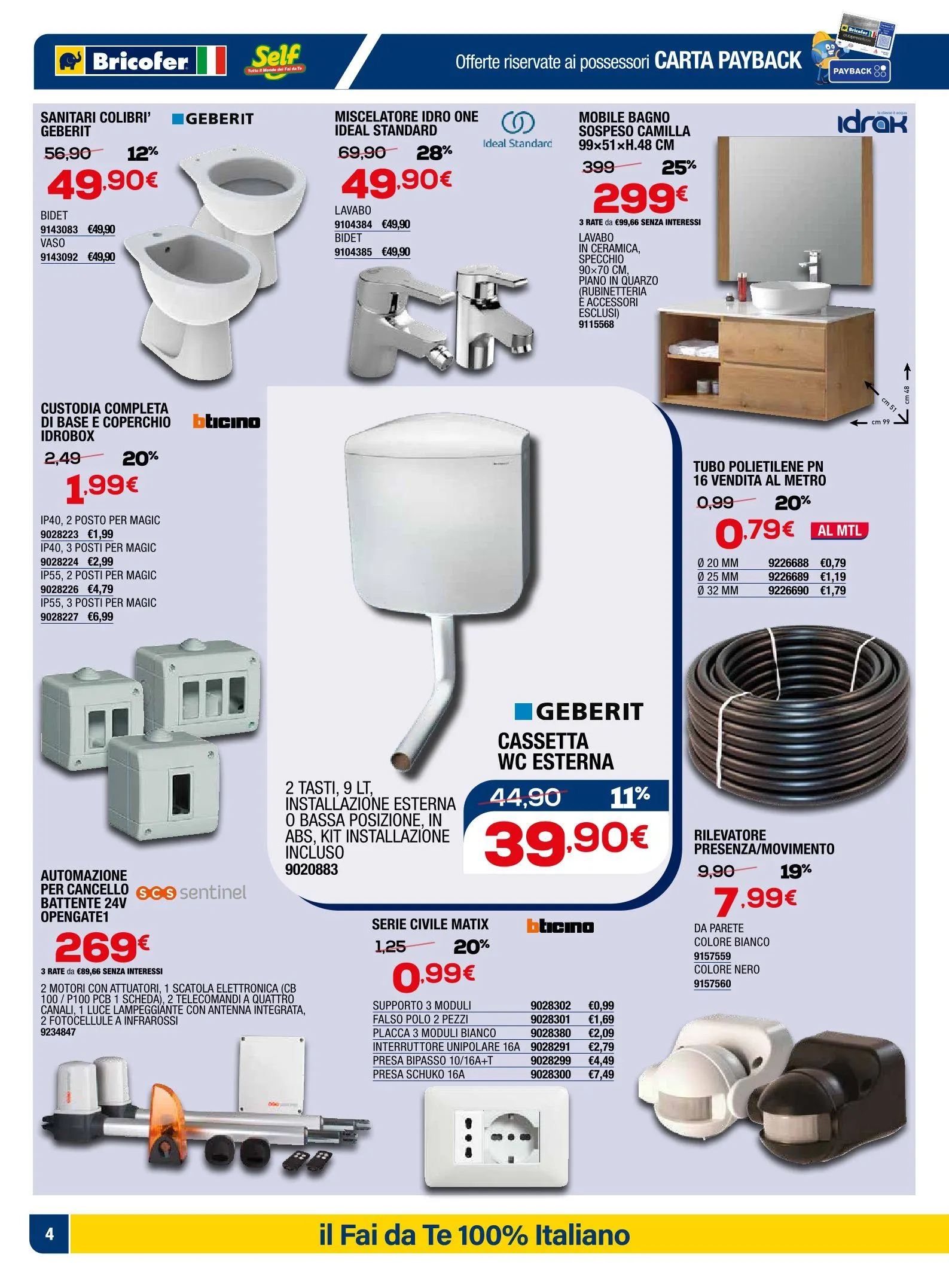 Volantini Bricofer da 5 marzo a 22 marzo di 2026 - Pagina del volantino 4