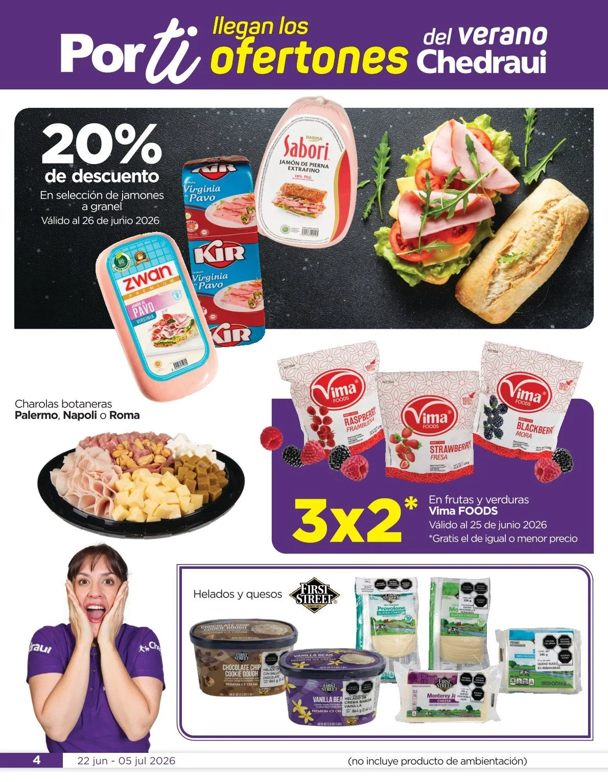 Catálogo de Chedraui Ofertas 22 de junio al 5 de julio 2026 - Pagina 4