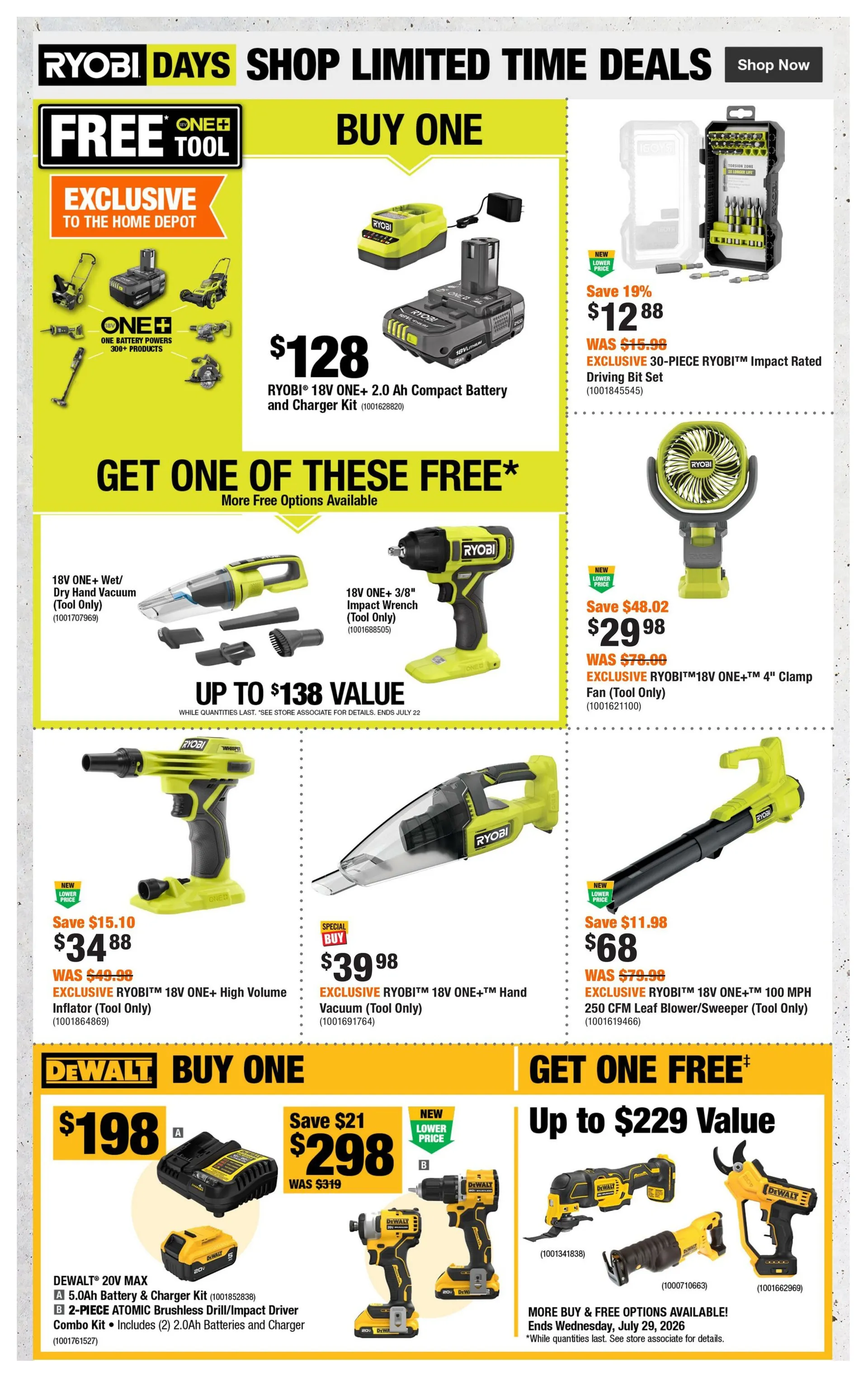 The Home Depot Sales from July 9 to July 22 2026 - flyer page 4
