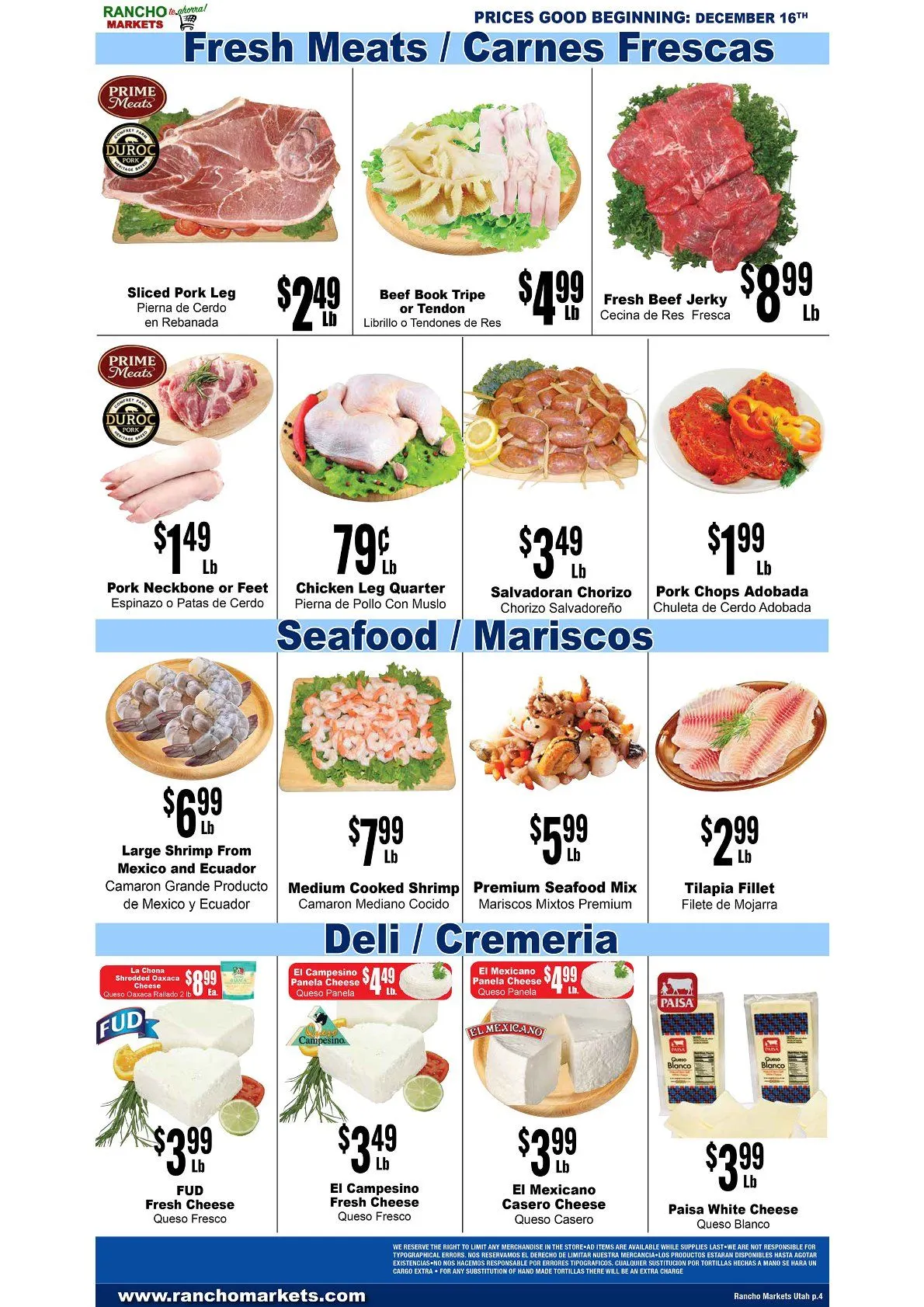 Weekly ad Rancho Markets Sales from December 17 to December 22 2025 - Page 4