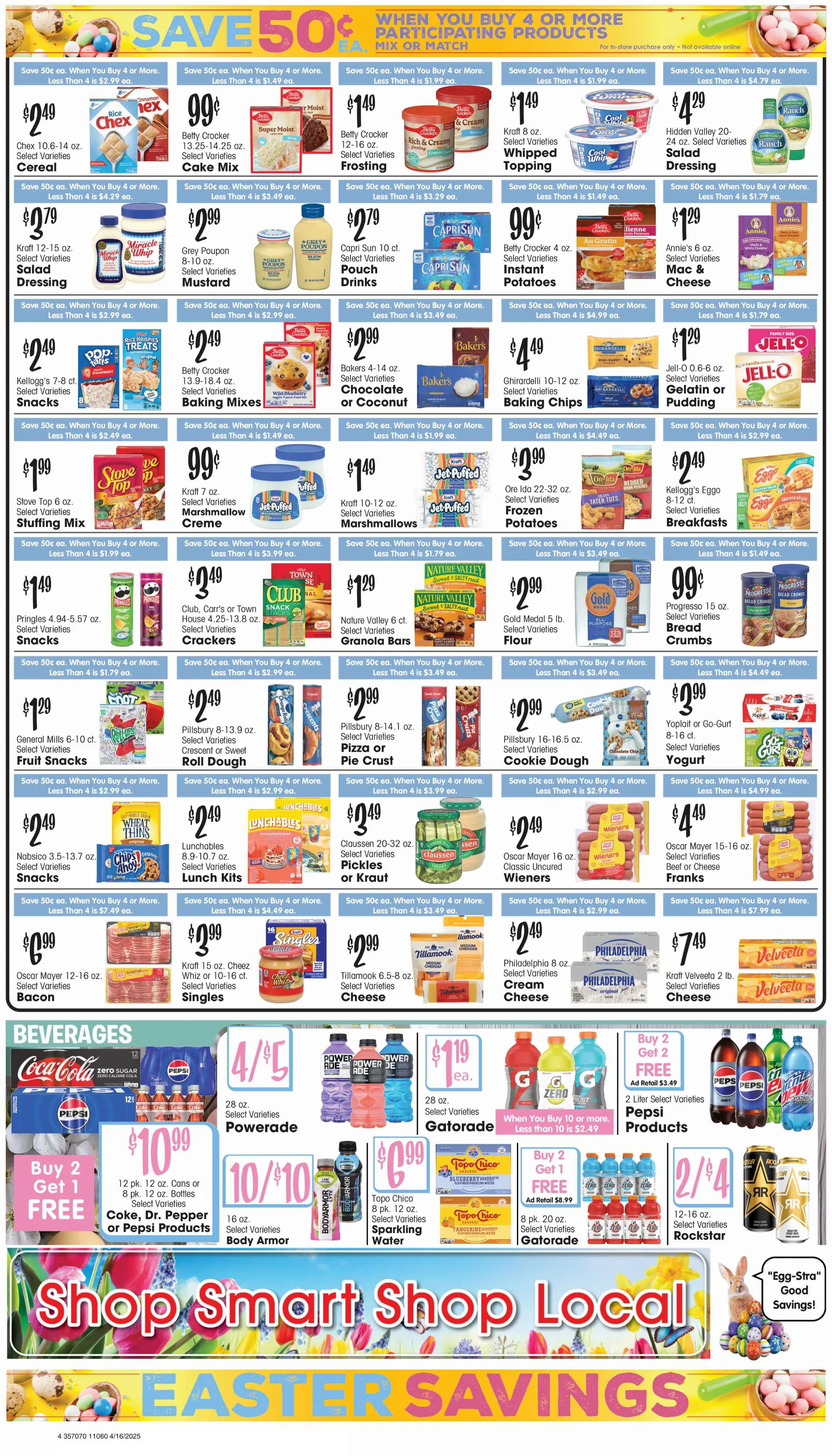 Weekly ad Miner’s County Market Deals from April 17 to April 22 2025 - Page 4