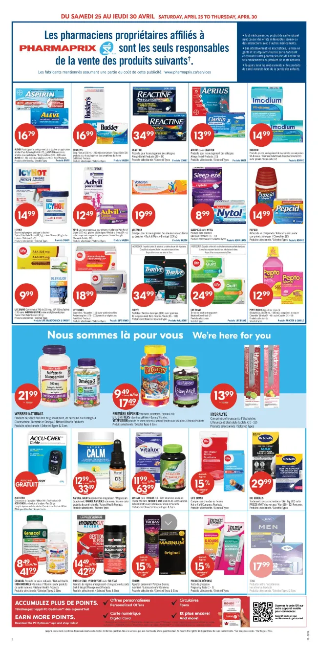 Pharmaprix Sales from April 25 to April 30 2026 - flyer page 4