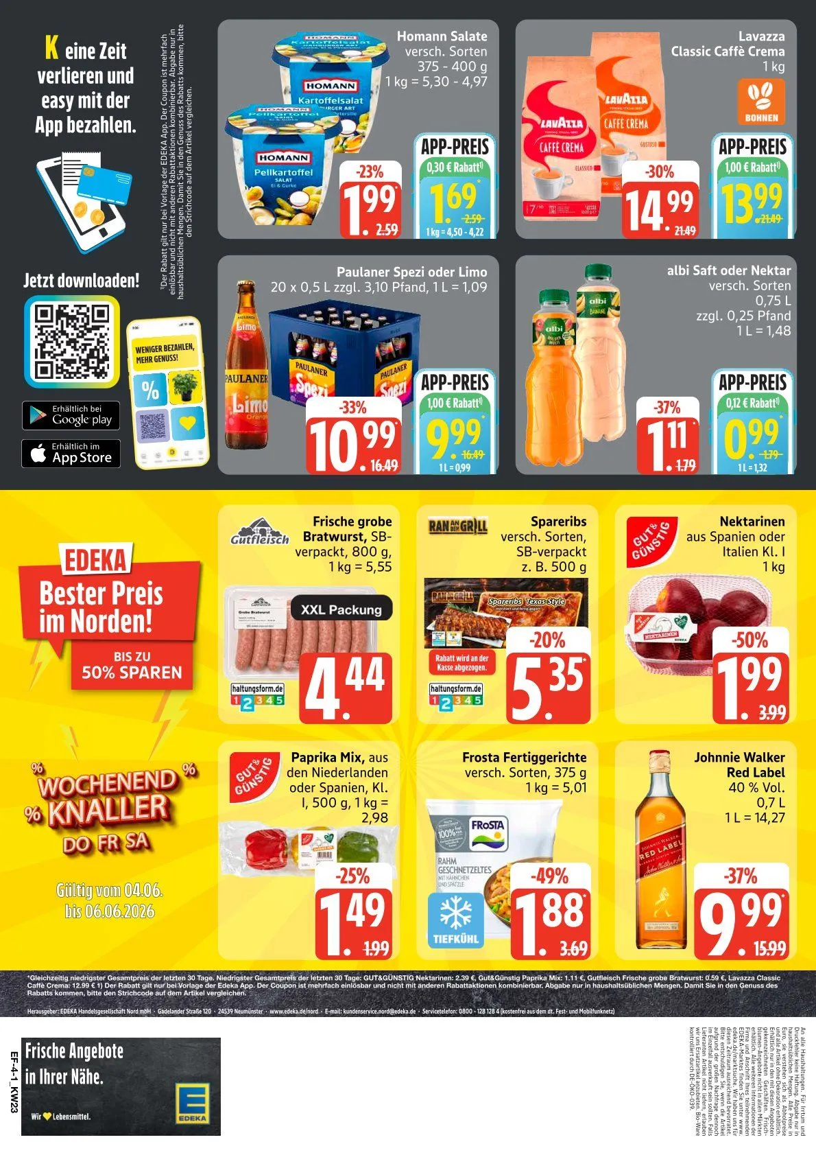 Edeka Angebote von 1. Juni bis 7. Juni 2026 - Prospekt seite 4