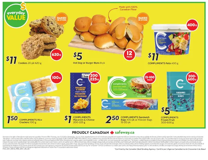 Safeway Sales from July 23 to July 29 2026 - flyer page 4