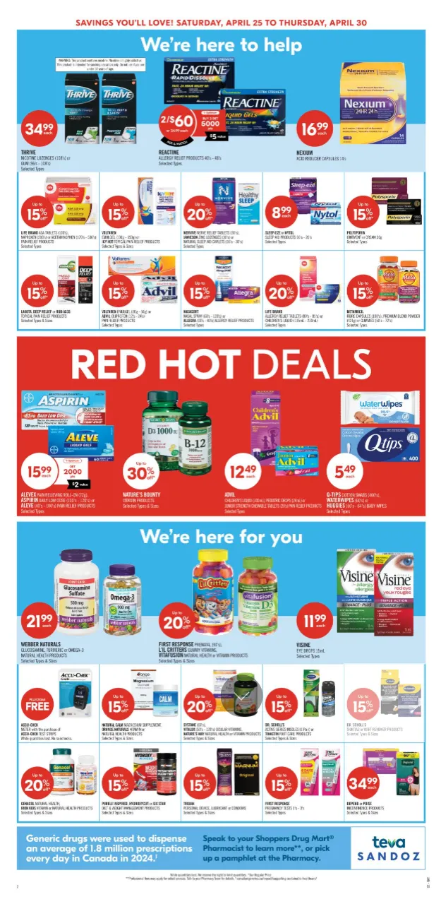 Shoppers Drug Mart Sales from April 25 to April 30 2026 - flyer page 4