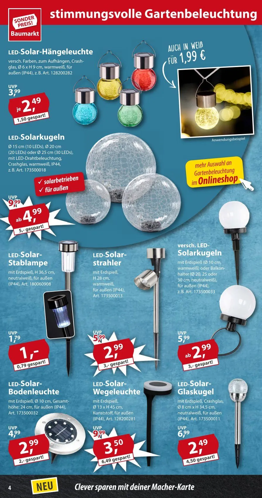 Sonderpreis-Baumarkt Deals von 31. März bis 4. April 2025 - Prospekt seite 4