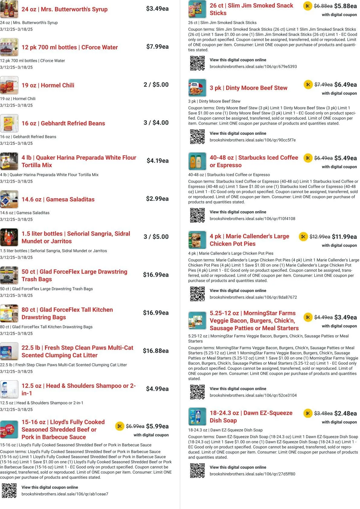 Weekly ad Brookshire Brothers Sales from March 14 to March 16 2025 - Page 4
