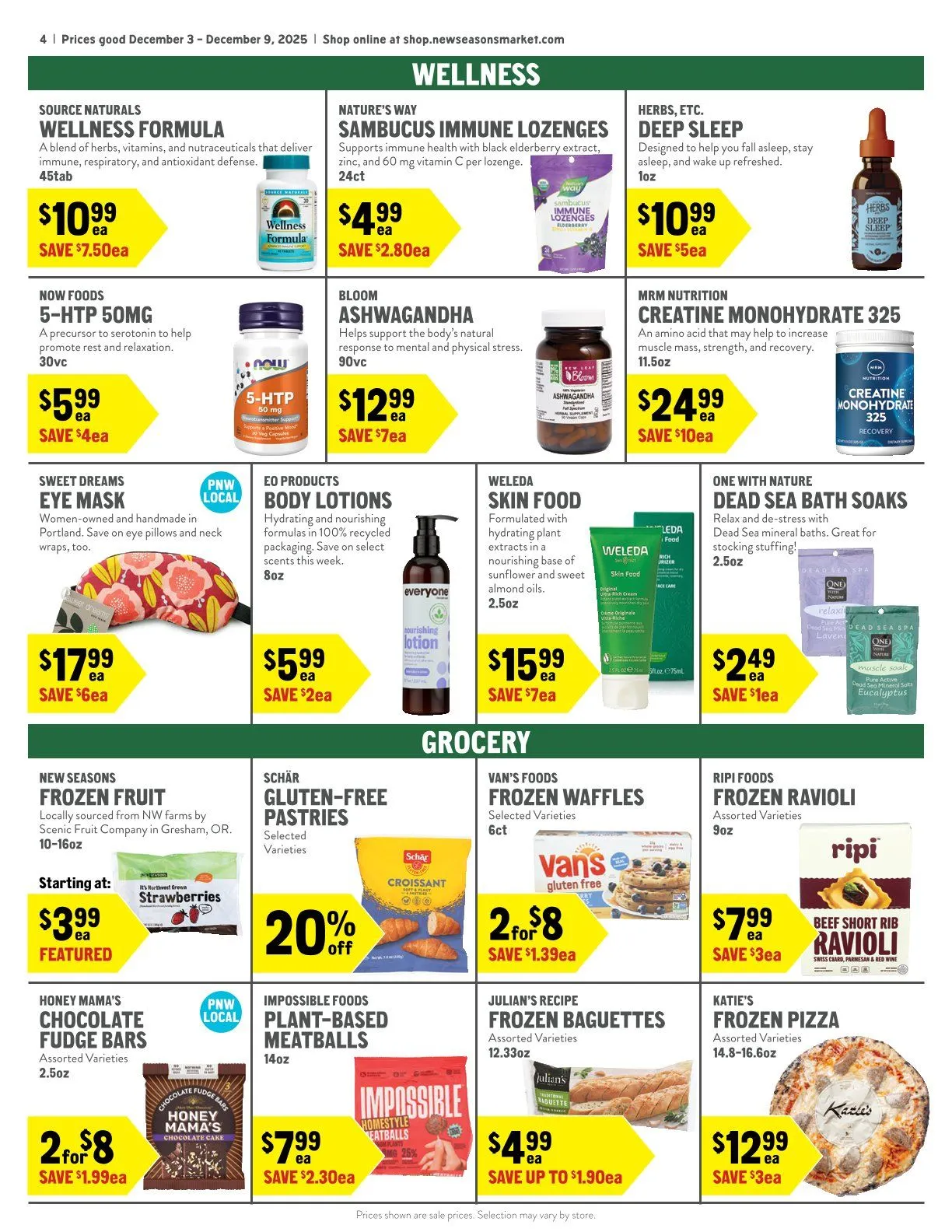 Weekly ad New Seasons Market Sales from December 3 to December 9 2025 - Page 4