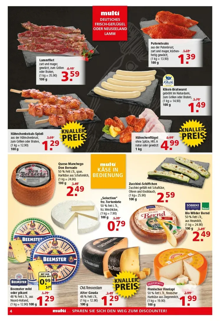 Multi Markt Angebote von 20. Juli bis 25. Juli 2026 - Prospekt seite 4