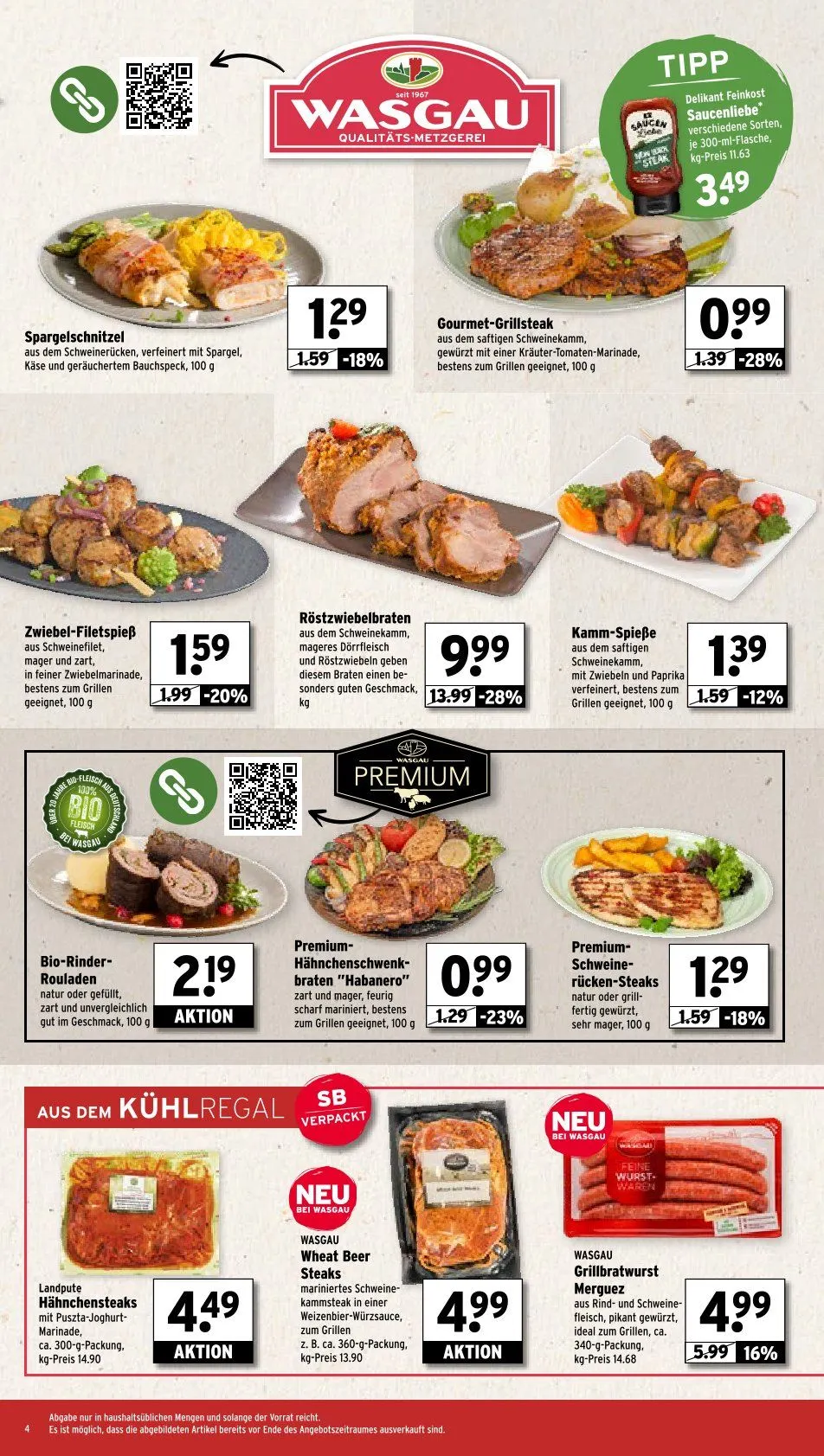 Wasgau Prospekte von 12. Mai bis 20. Mai 2025 - Prospekt seite 4