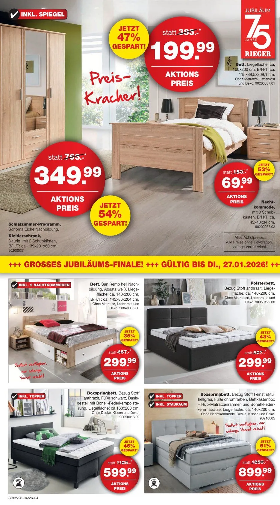 Möbel Riege von 12. Januar bis 26. Januar 2026 - Prospekt seite 4