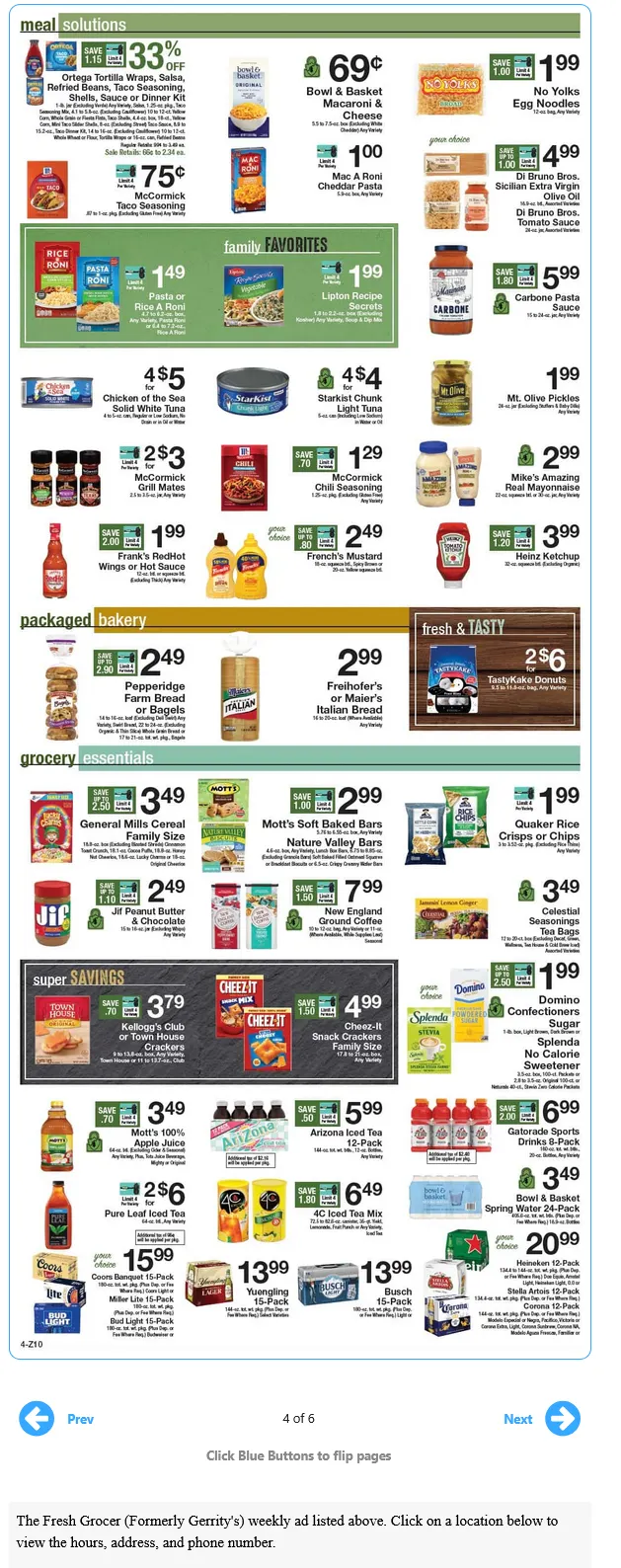 Weekly ad Gerrity's Supermarkets Sales from January 23 to January 29 2026 - Page 4