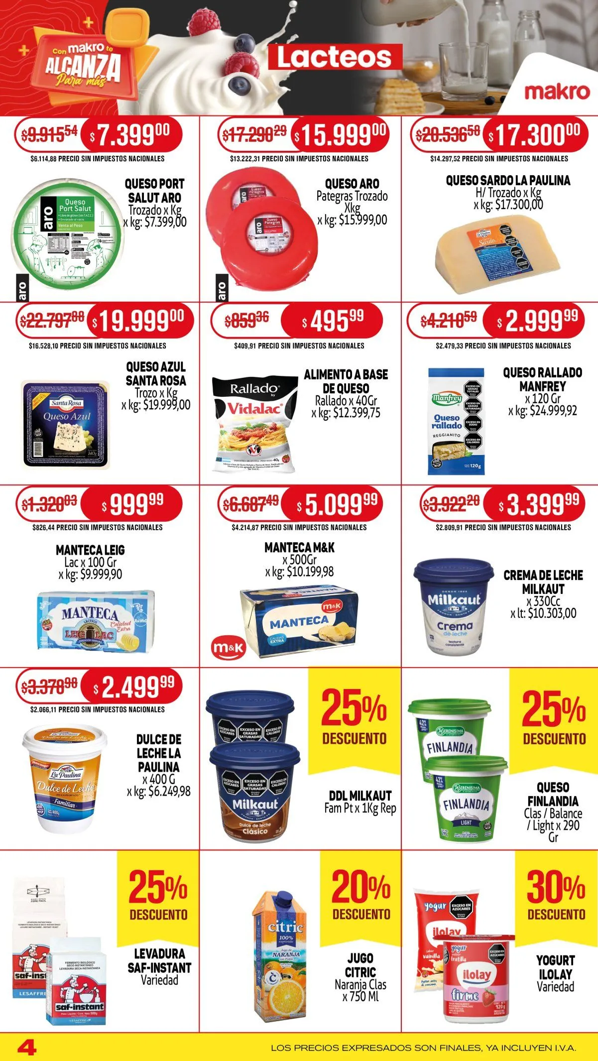 Ofertas de Makro Ofertas 19 de junio al 26 de junio 2025 - Página 4 del catálogo