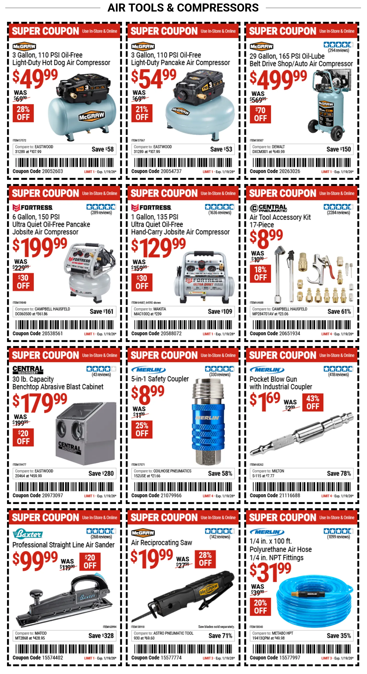 Weekly ad Harbor Freight Sales from December 29 to January 19 2026 - Page 4