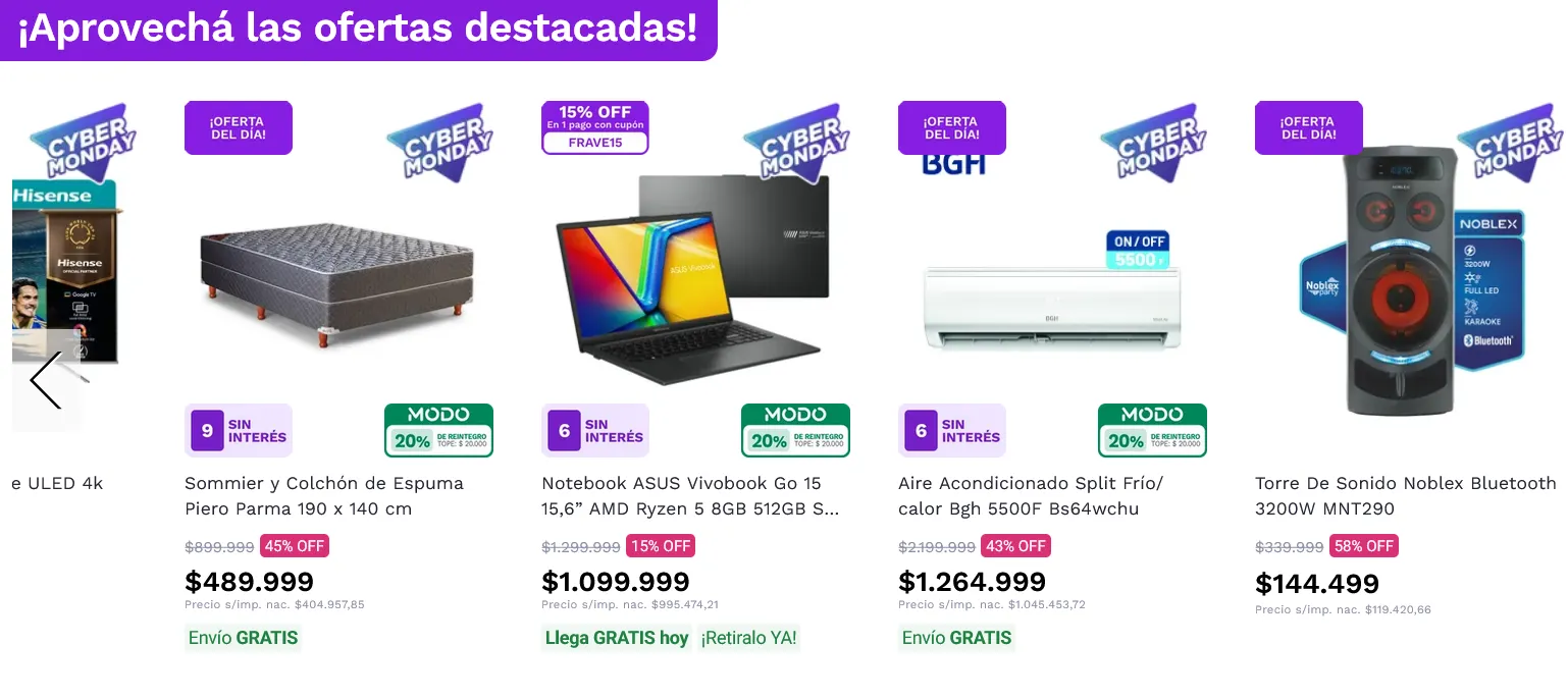 Frávega Ofertas - 10 de noviembre 16 de noviembre 2025