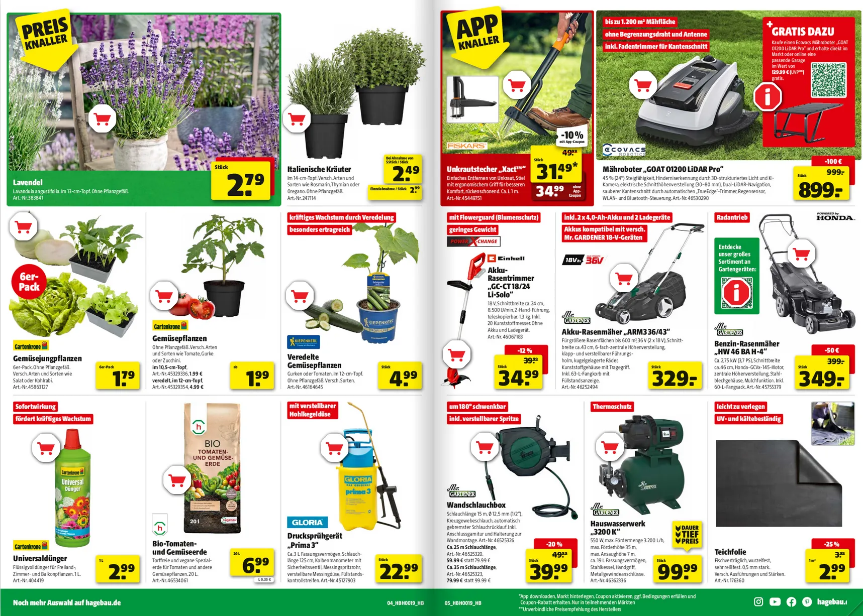 Hagebaumarkt Prospekte von 2. Mai bis 9. Mai 2026 - Prospekt seite 4