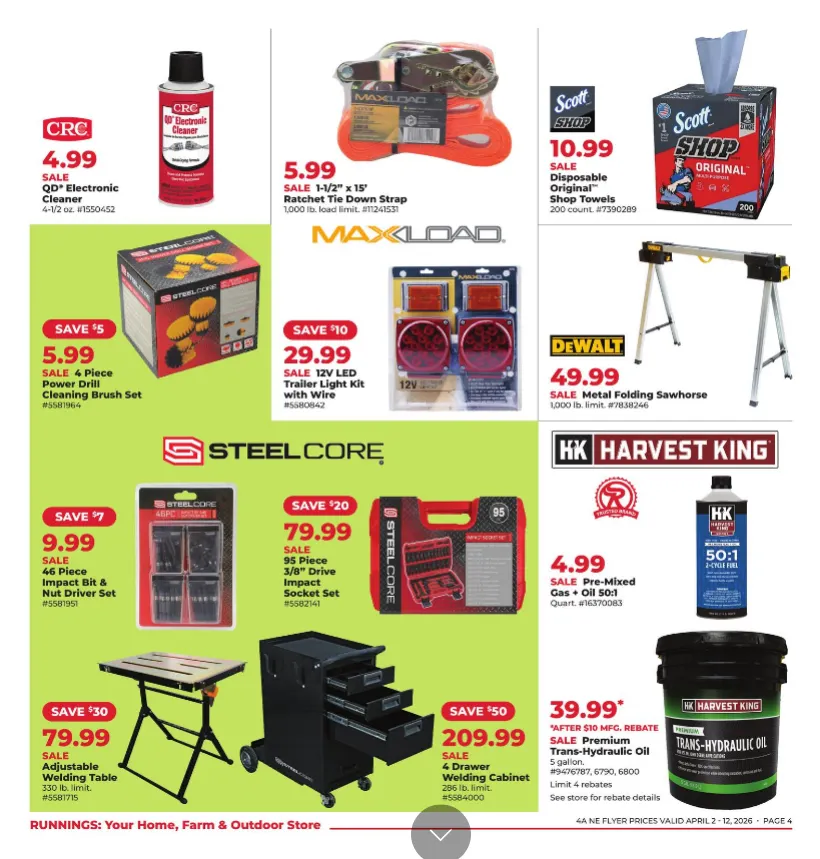 Weekly promotion Runnings Sales spanning from April 2 to April 12 2026 - Page 4 for Catalogue 365