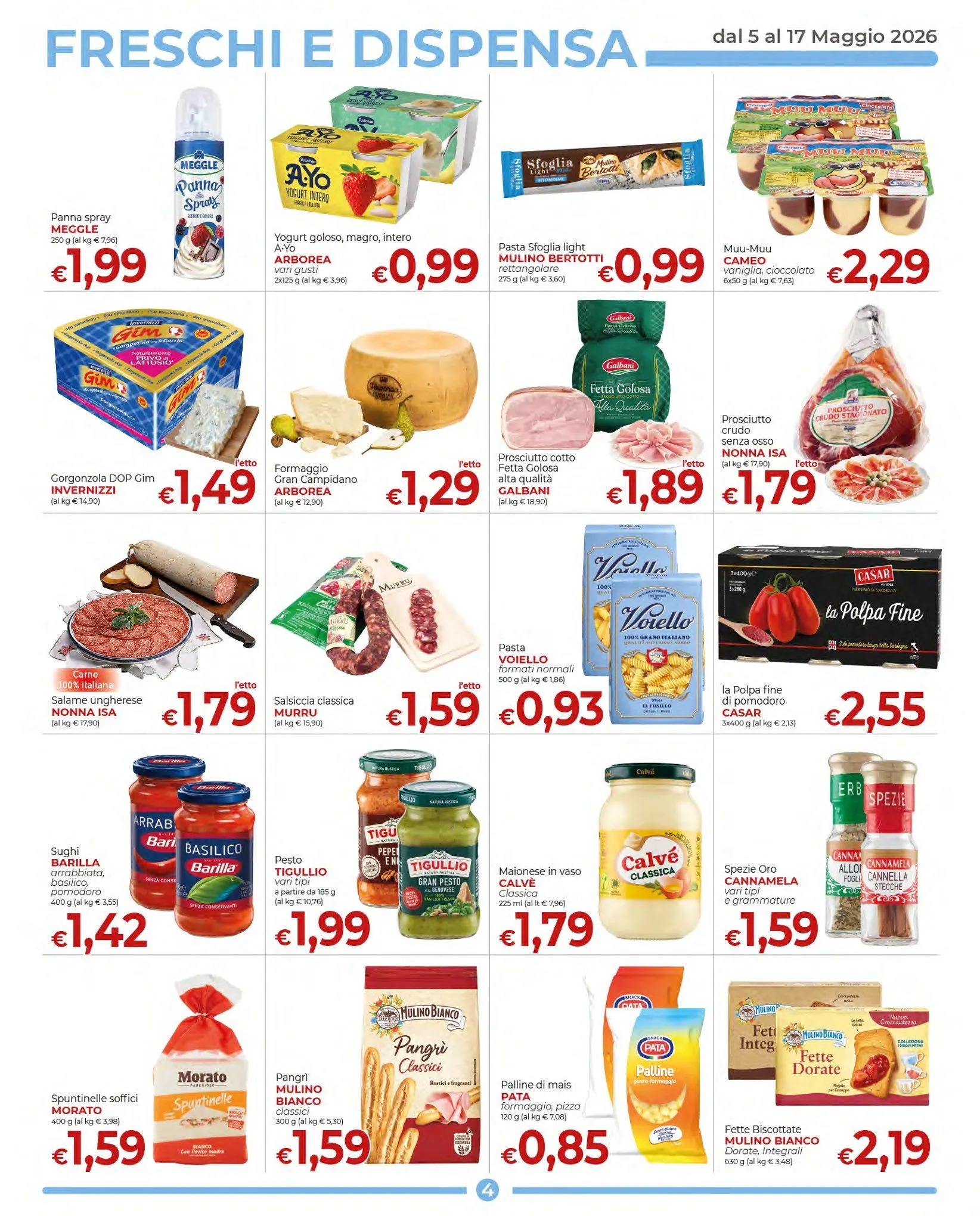 Volantini Supermercati Nonna Isa da 5 maggio a 17 maggio di 2026 - Pagina del volantino 4