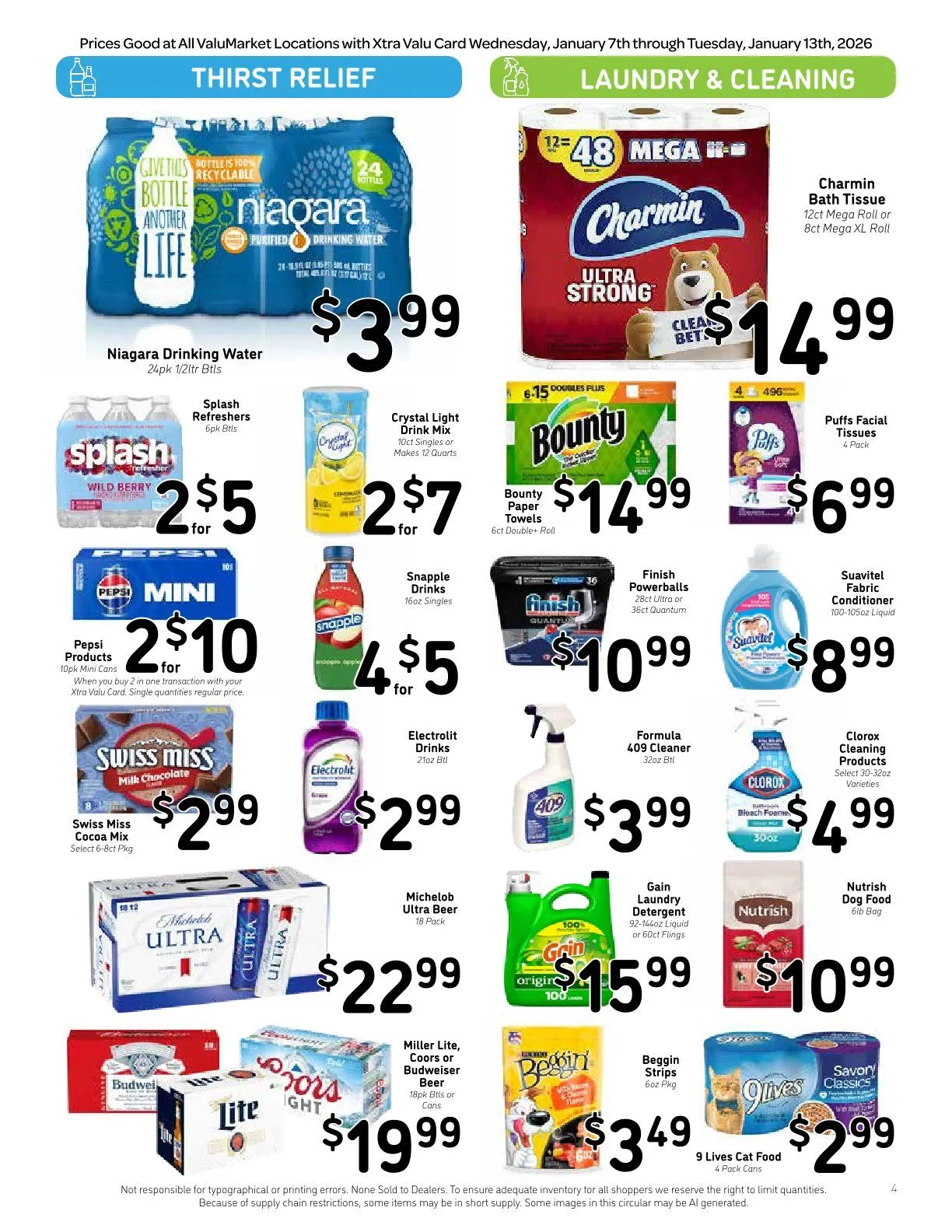 Weekly ad ValuMarket Sales from January 7 to January 13 2026 - Page 4