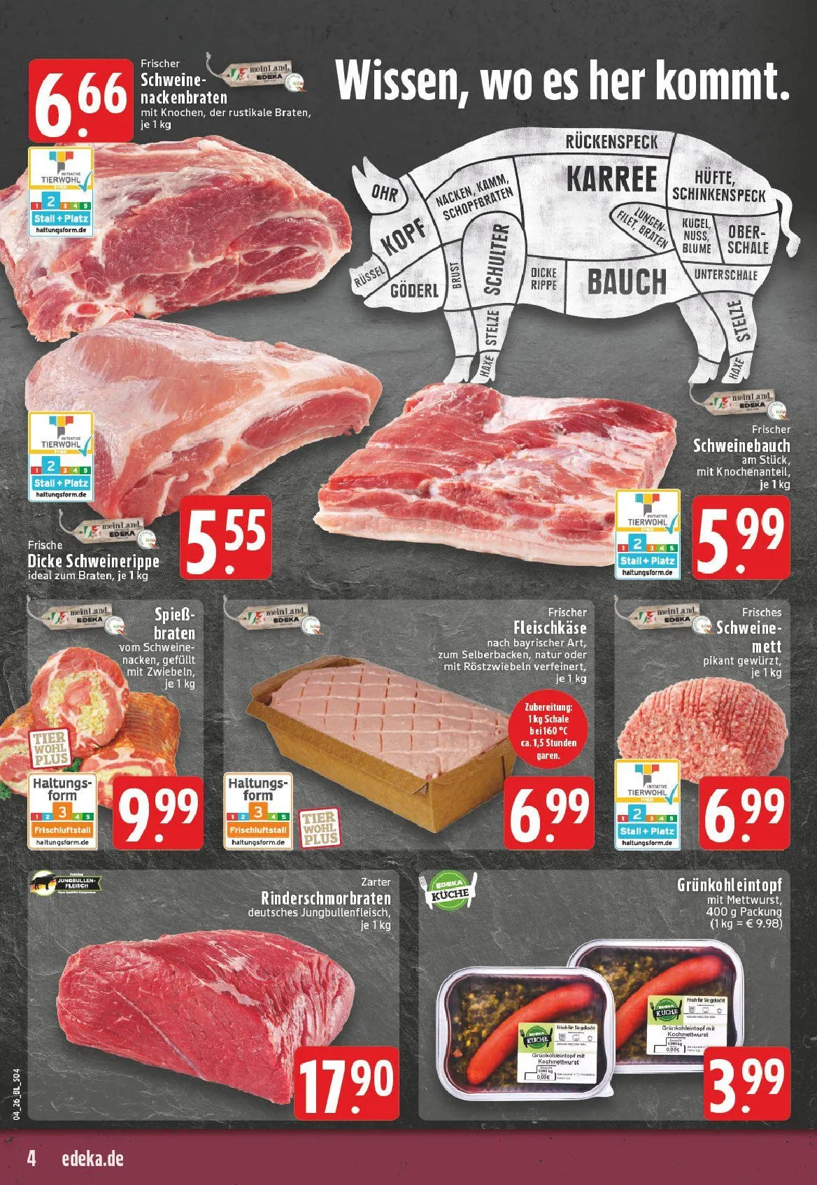 Edeka Prospekte  von 18. Januar bis 23. Januar 2026 - Prospekt seite 4