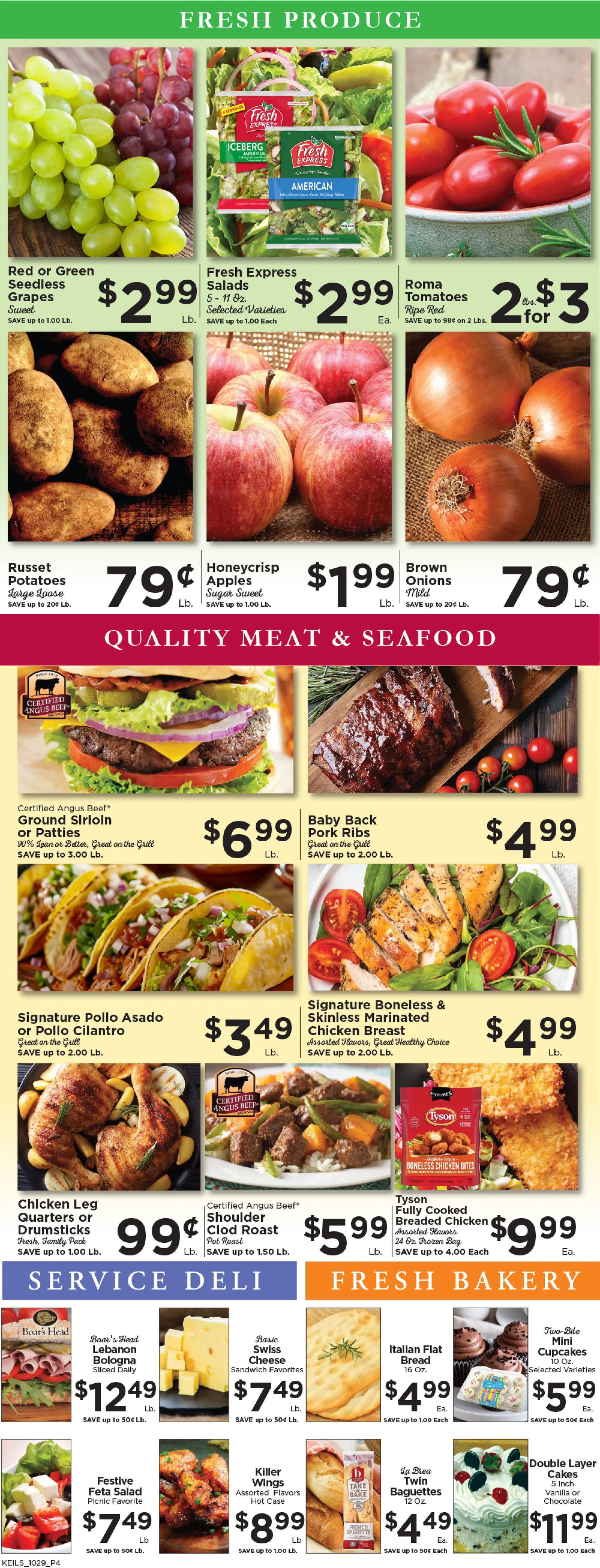 Weekly ad Keil's Fresh Food Stores Sales from October 29 to November 4 2025 - Page 4