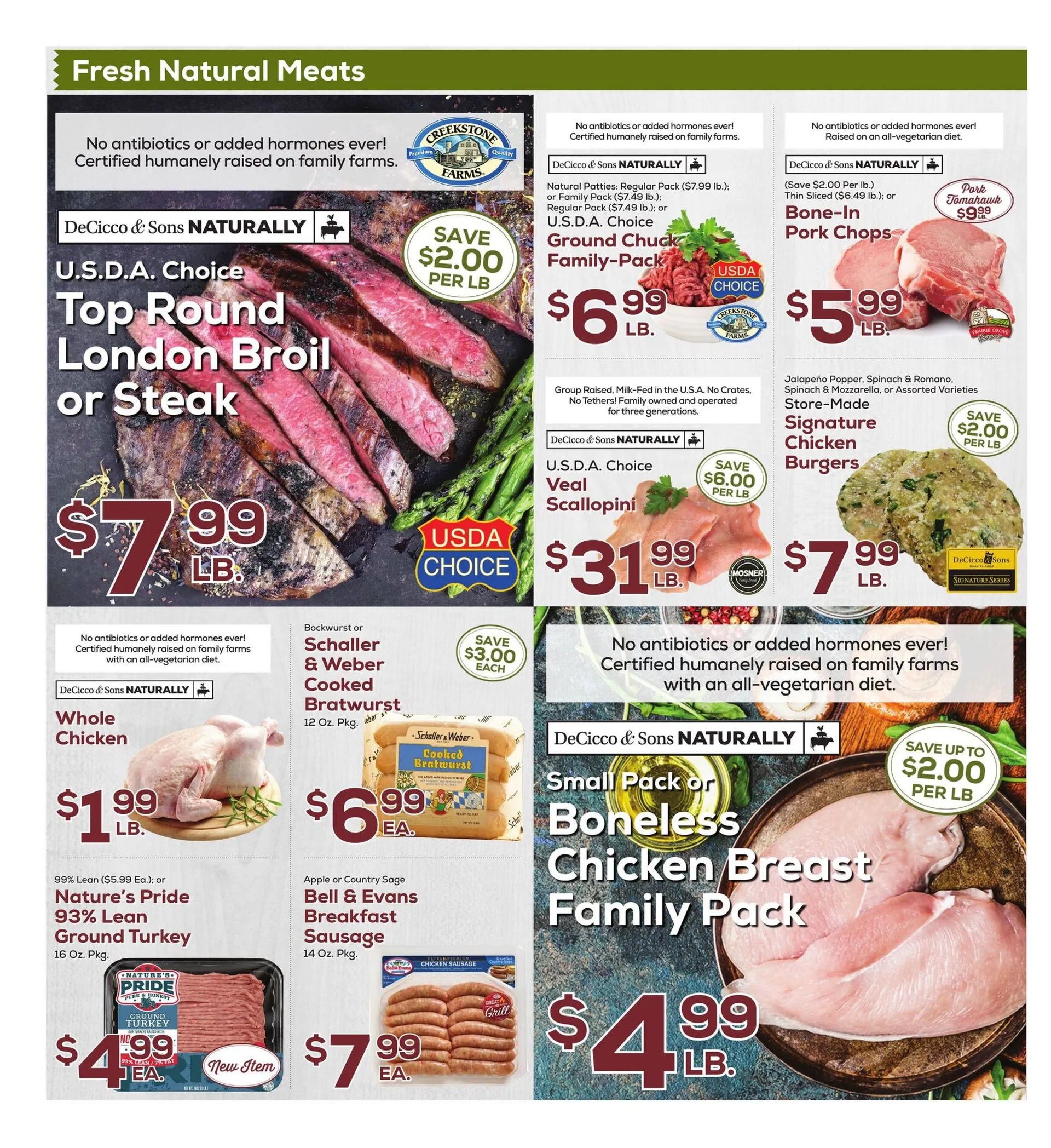 Weekly promotion DeCicco & Sons Sales spanning from September 26 to October 2 2025 - Page 4 for Catalogue 365