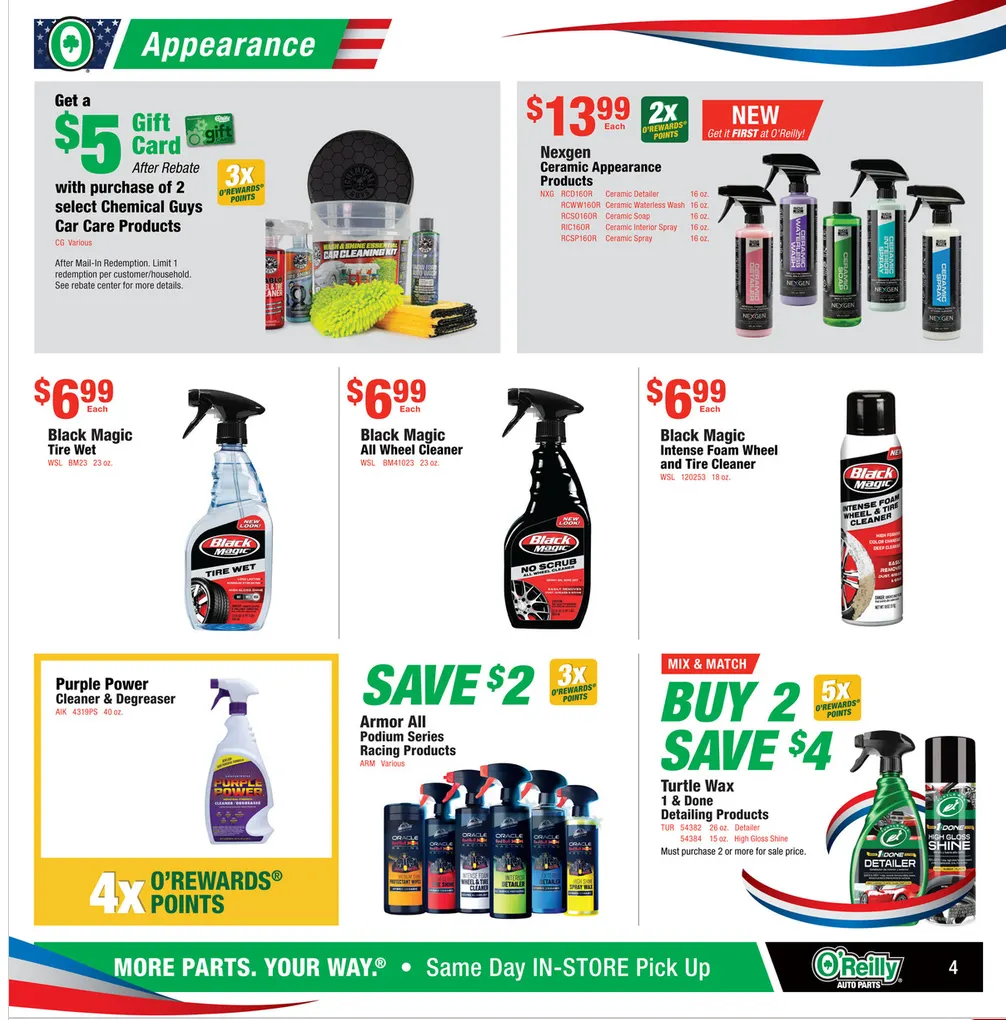 Weekly ad O'Reilly Auto Parts Sales from June 24 to July 26 2026 - Page 4